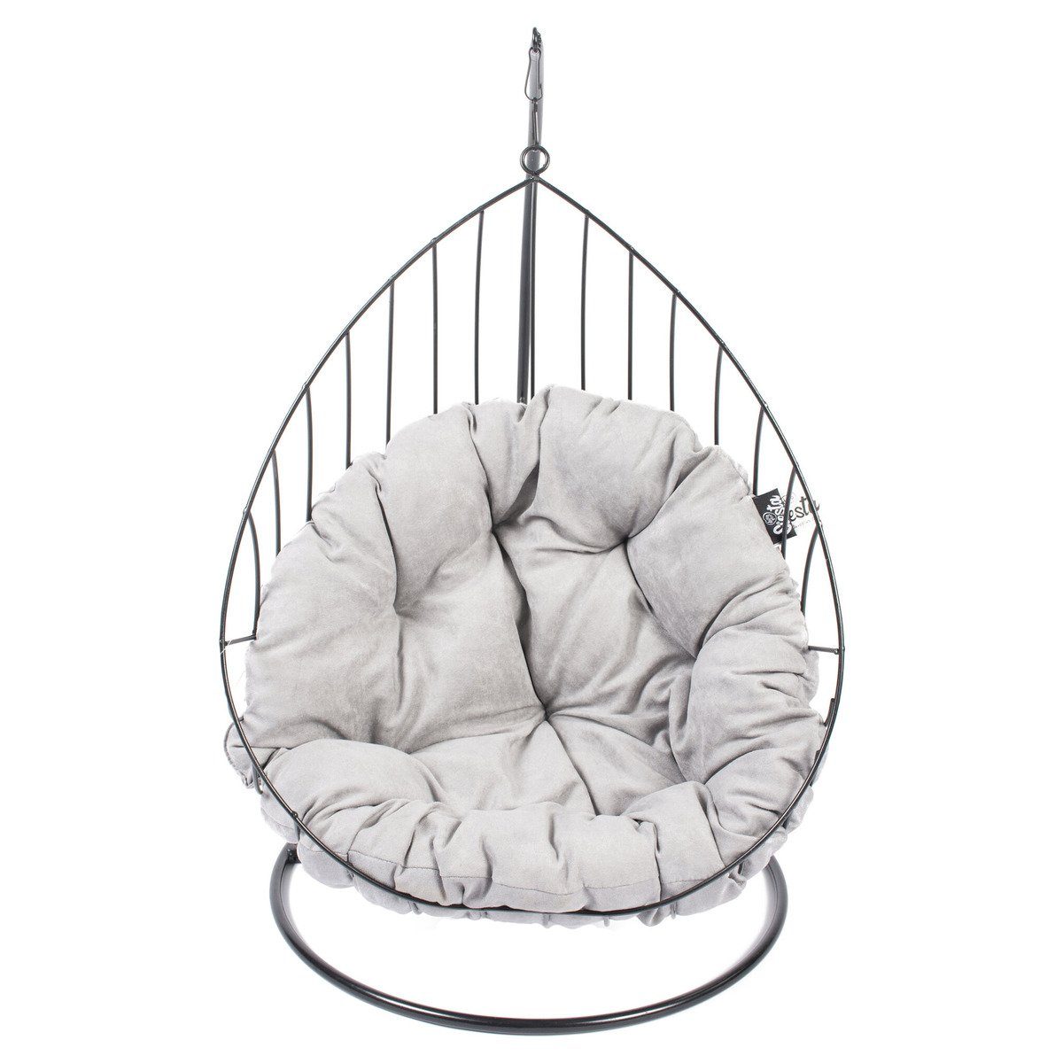 DUVO+ Tierbett Hängekorb Metall caviar für Hunde