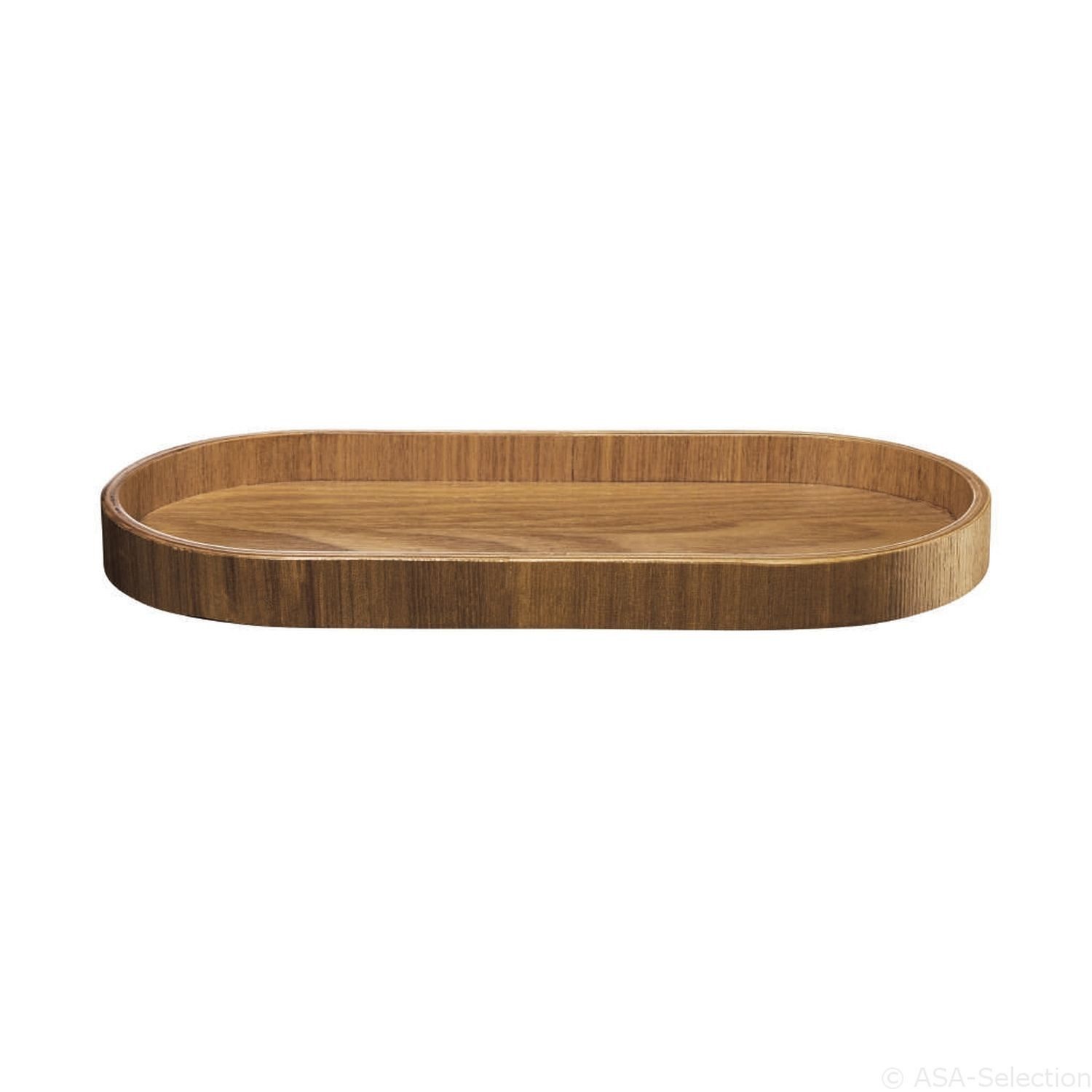 ASA SELECTION Tablett Asa Holztablett Wood Oval Natur Eiche (35,5 x 16,5 cm)
