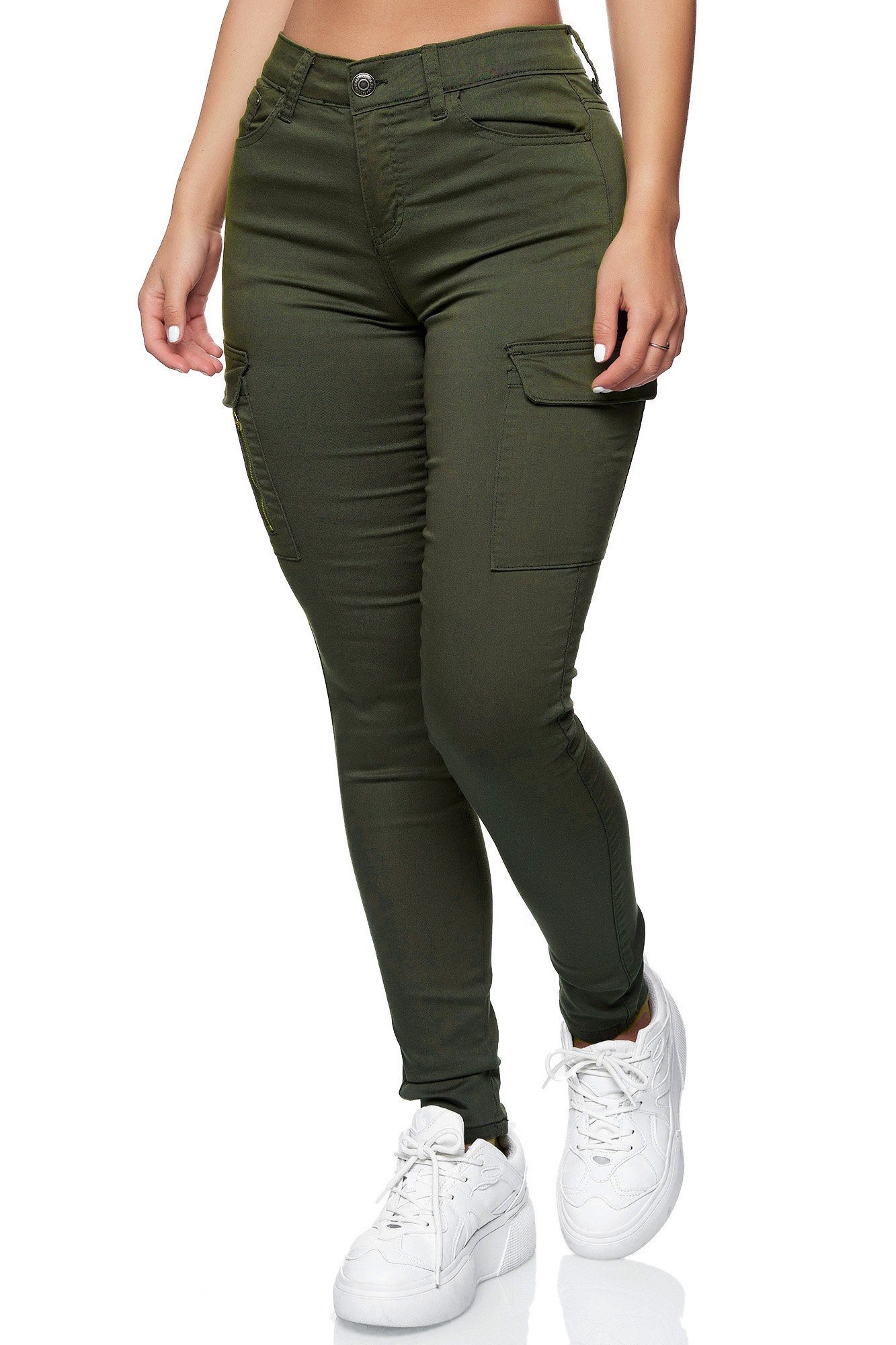 Elara Cargohose Elara Damen Cargo Jeans günstig online kaufen