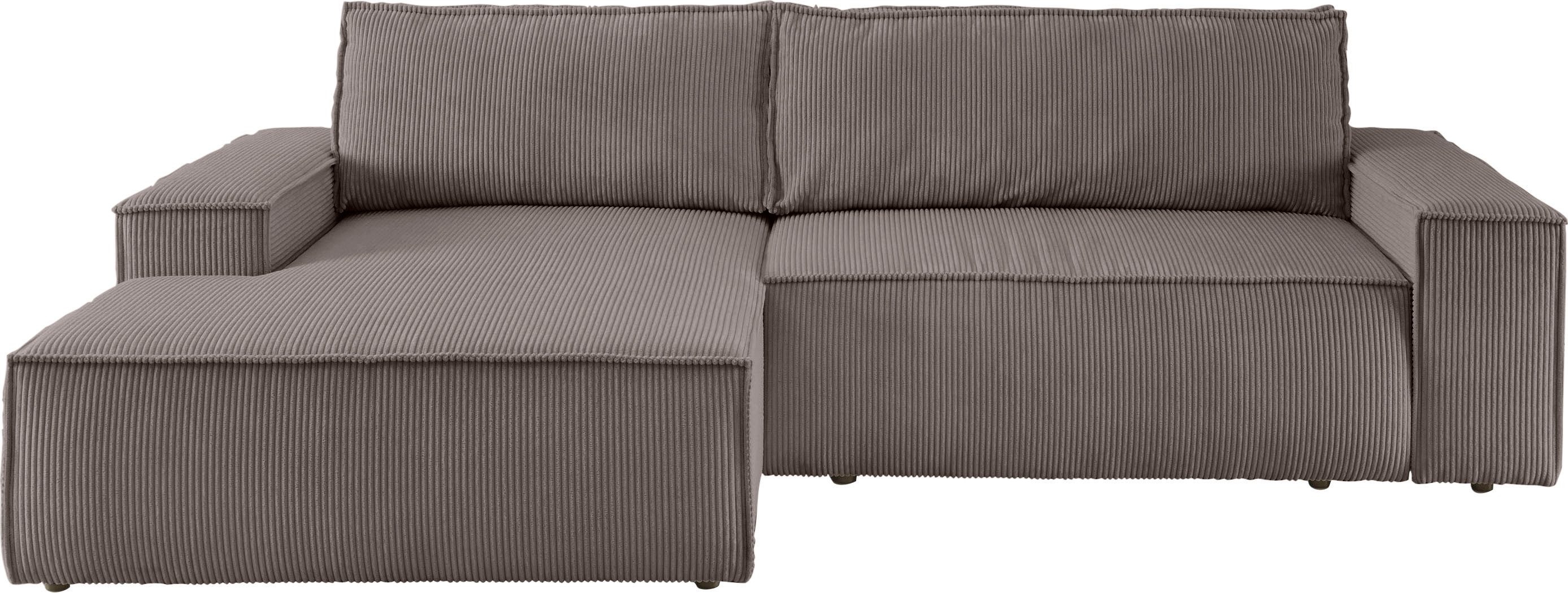 Home affaire Ecksofa SHERWOOD Schlafsofa 267 günstig online kaufen