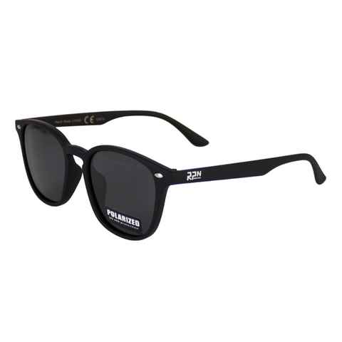 MIRROSI Wayfarer Damen Herren Sonnenbrille Polarisiert UV400 Schutz (Brille verspiegelt Blau, inkl.1x Brillenetui und 1x Brillentuch) Pilotenbrille Polarisiert Fliegerbrille Klassik Schwarz