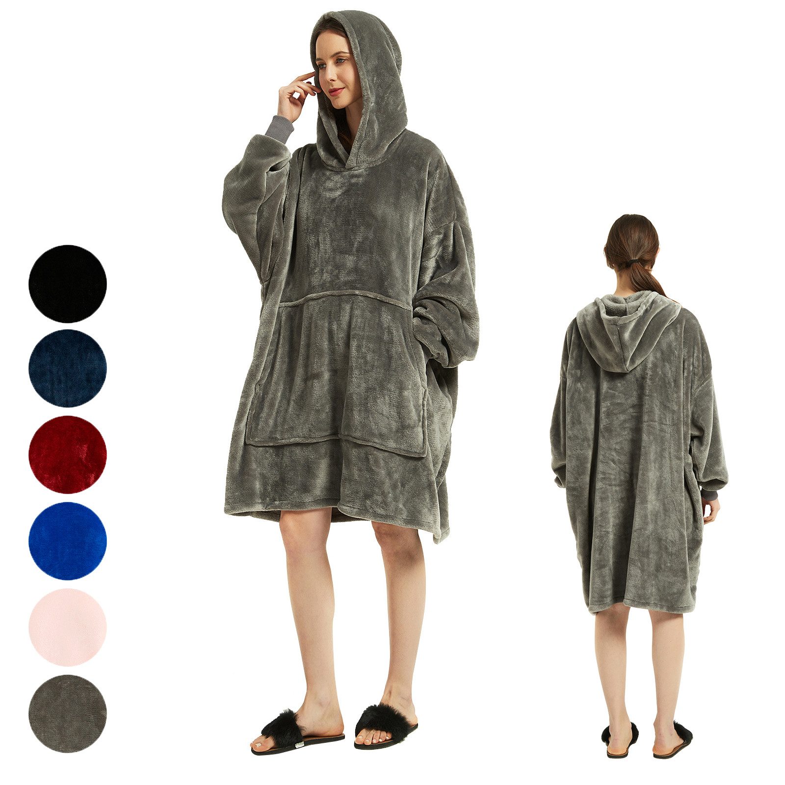 Wohndecke Ärmeldecke Tragbare Decke,Wohndecke,Fleecedecke,Kuscheldecke, BTT günstig online kaufen