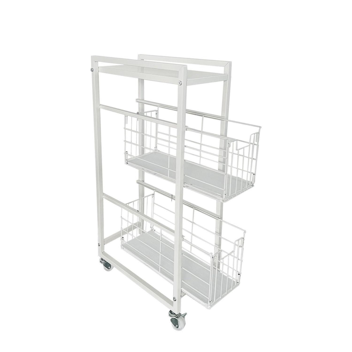 LuxusKollektion Rollcontainer Rollbarer Aufbewahrungswagen 3 Fach, (1 St)
