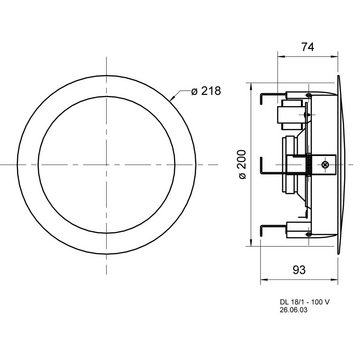 Visaton Lautsprecher (DL 18/2 T - 8 Ohm 70W, 6,5" - Lautsprecher)