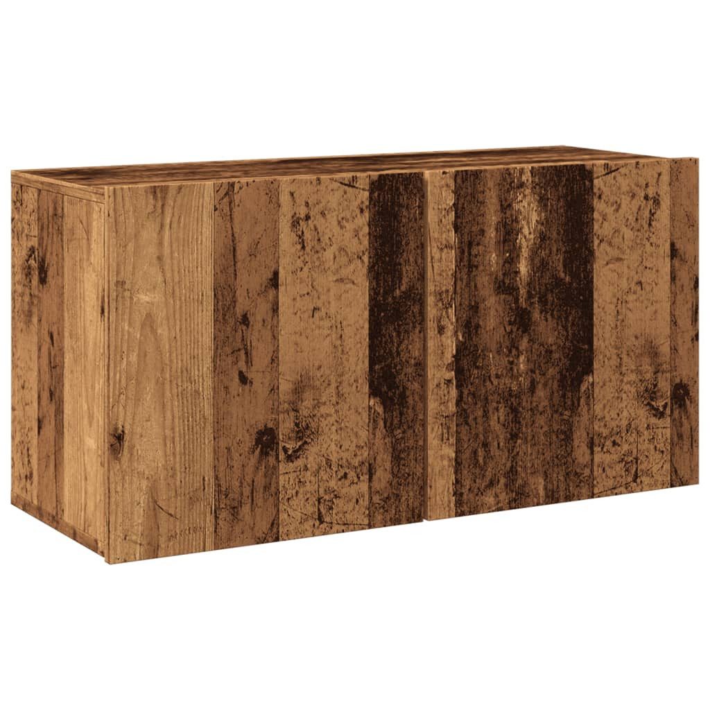 vidaXL Hängeschrank NA Sideboard Wandschrank Altholz-Optik 80x30x41 cm Hängeschrank