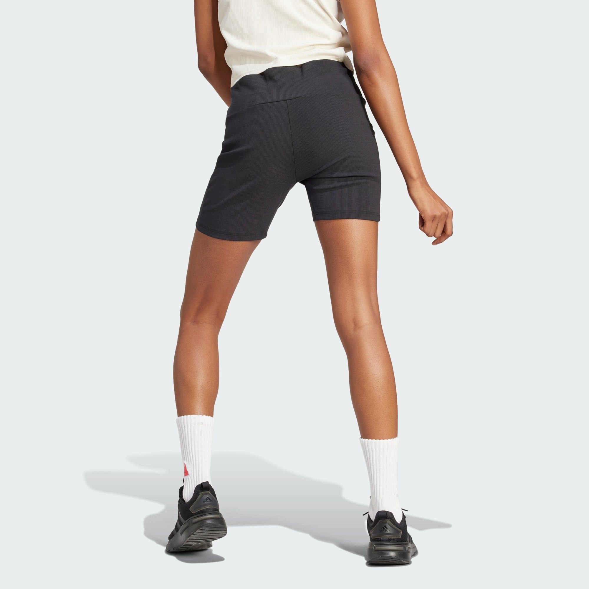 adidas Sportswear Shorts LOUNGE RIBBED HIGH-WAIST günstig online kaufen