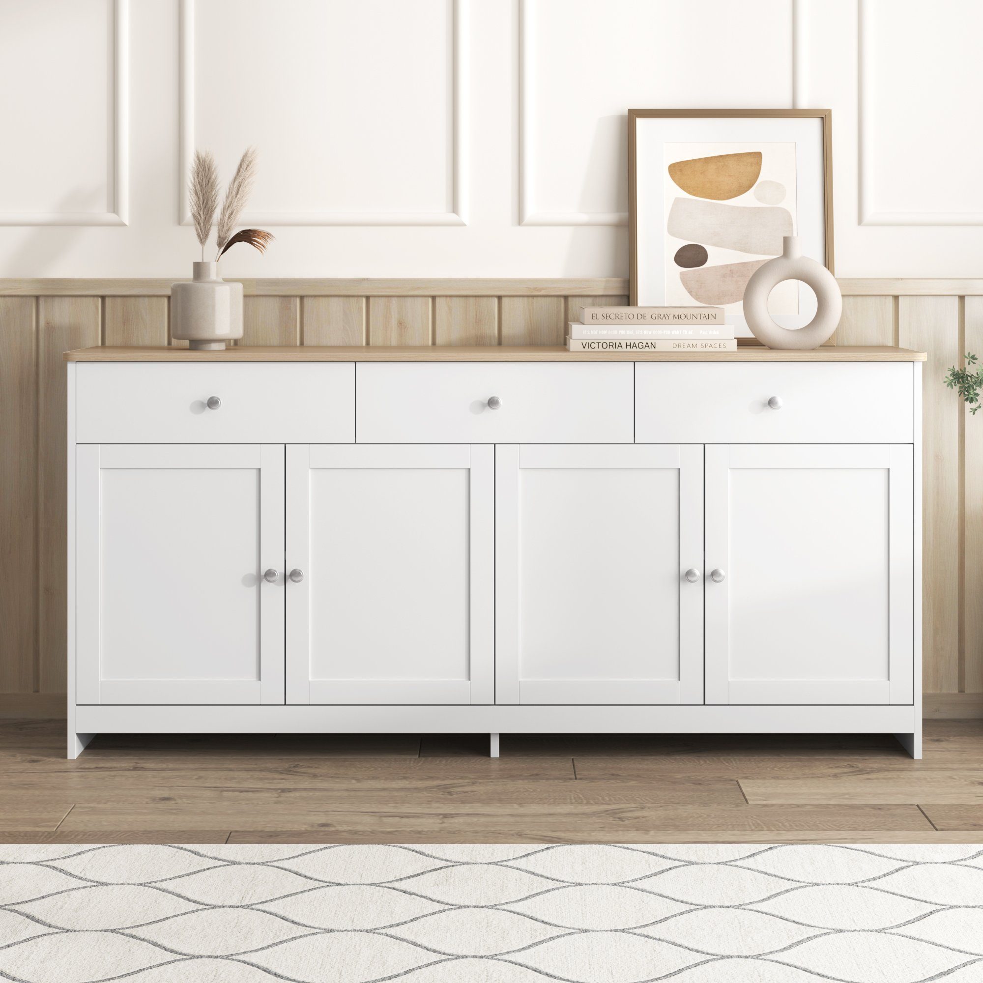 HAUSS SPOLE Sideboard Sideboard Beistellschrank Beistelltisch günstig online kaufen