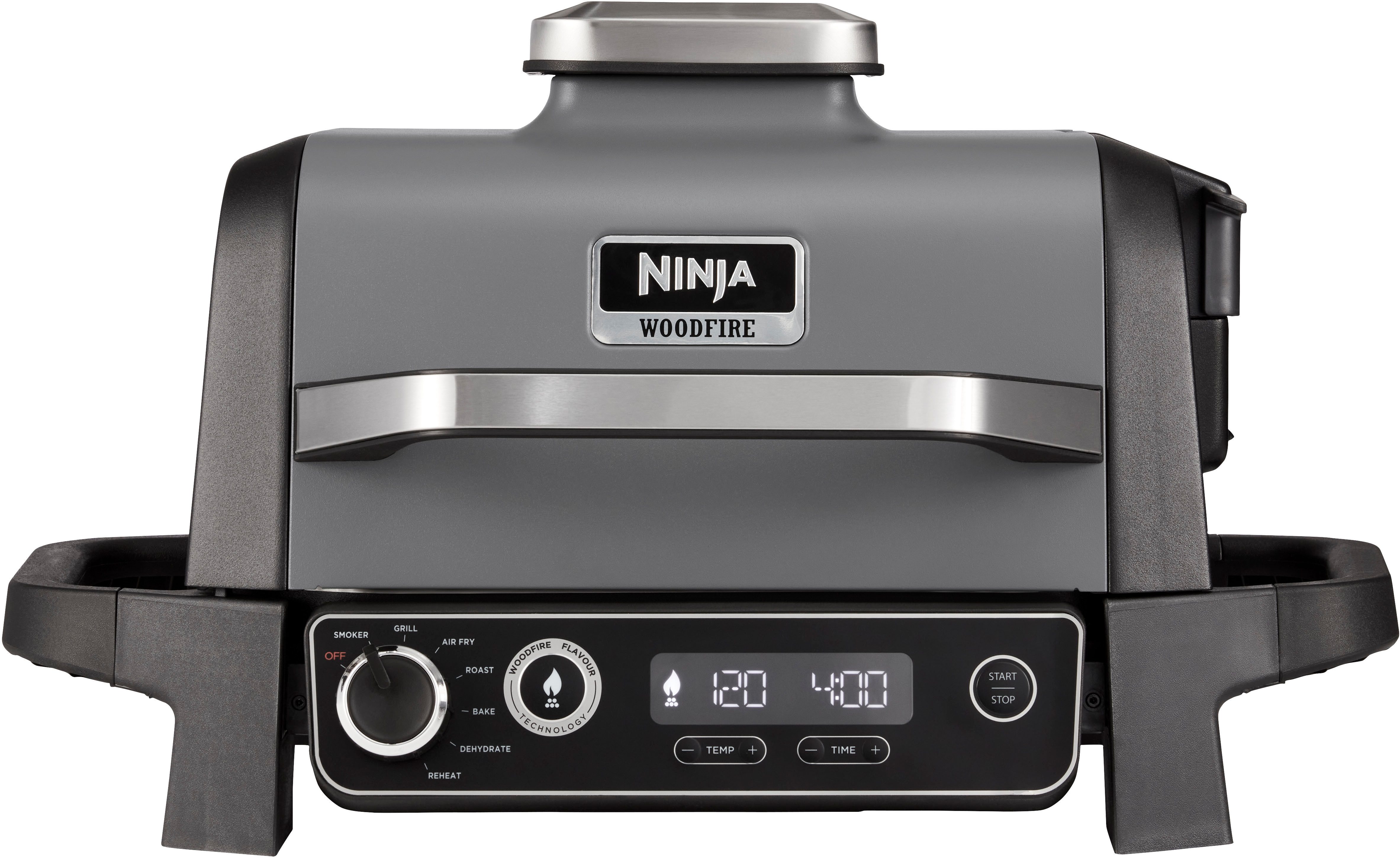 NINJA Tischgrill Ninja Woodfire OG701EU, 2400 W, Elektrischer Outdoor Grill