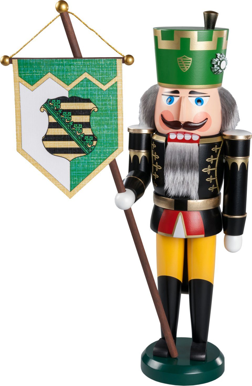 Seiffener Volkskunst Nussknacker Nussknacker Seiffener Volkskunst eG Sächsischer Bergmann, Handarbeit aus dem Erzgebirge