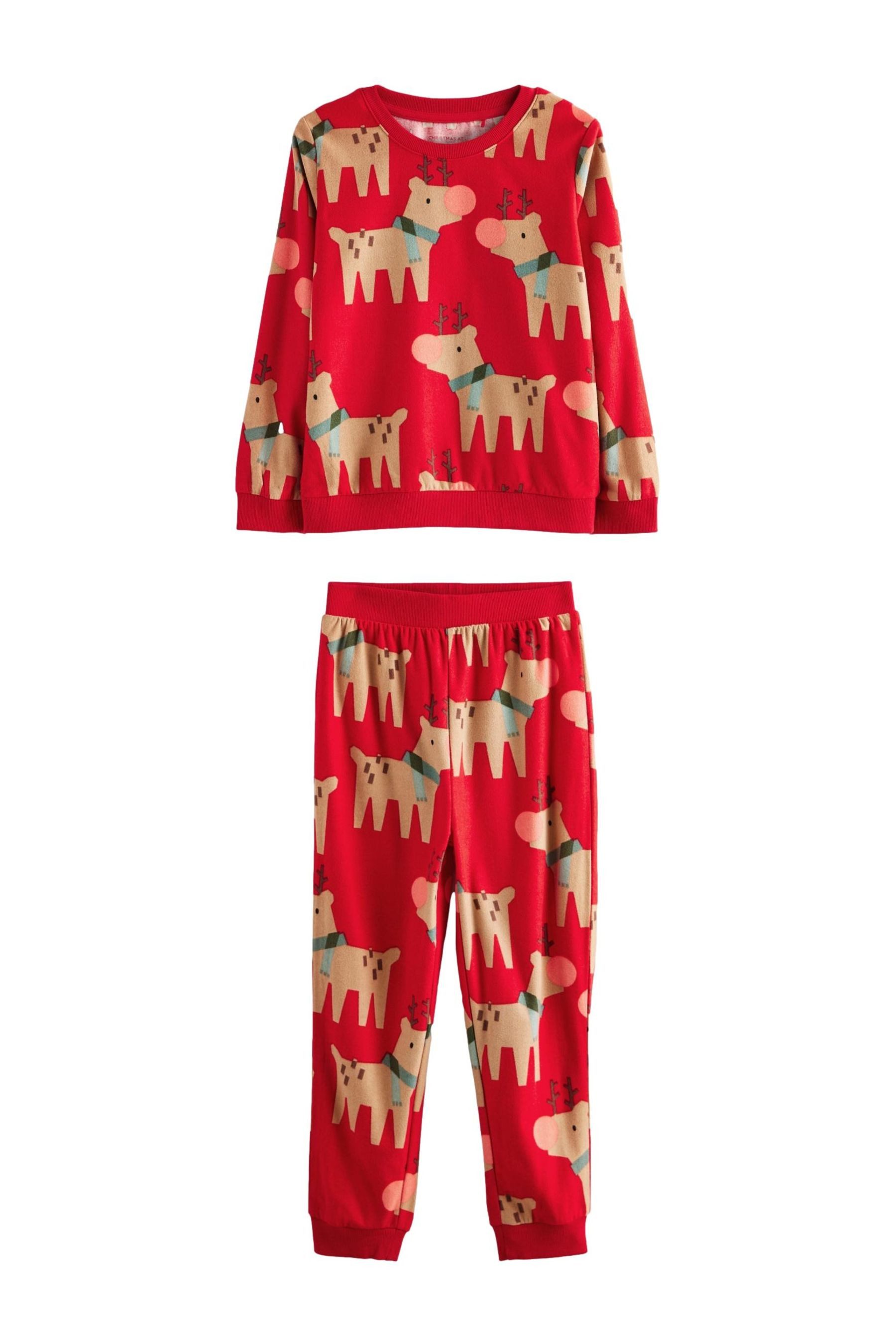 Pyjama Familienkollektion, Kinder-Schlafanzug, Rentier