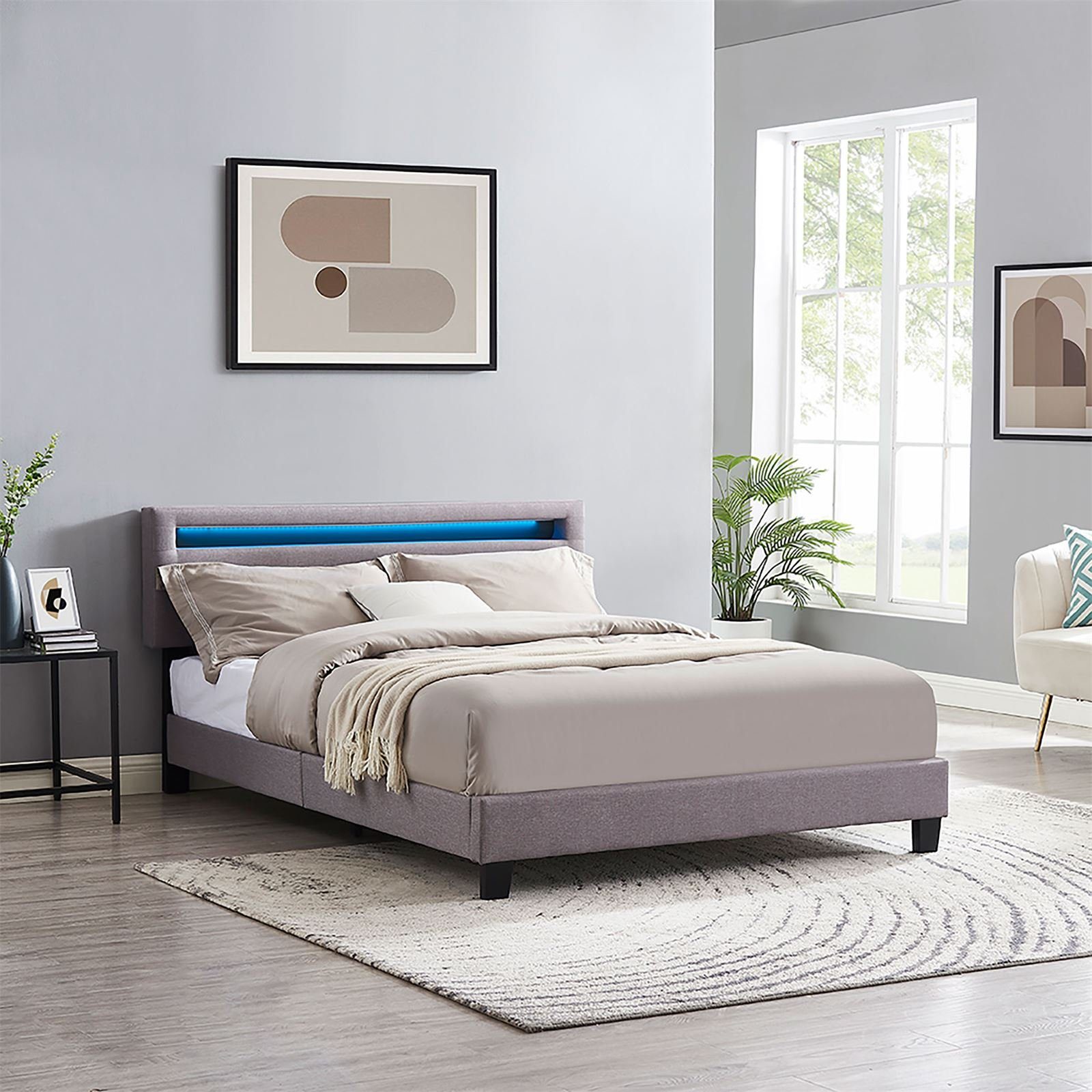 CARO-Möbel Polsterbett LEXINGTON, Polsterbett 140x200 cm günstig online kaufen