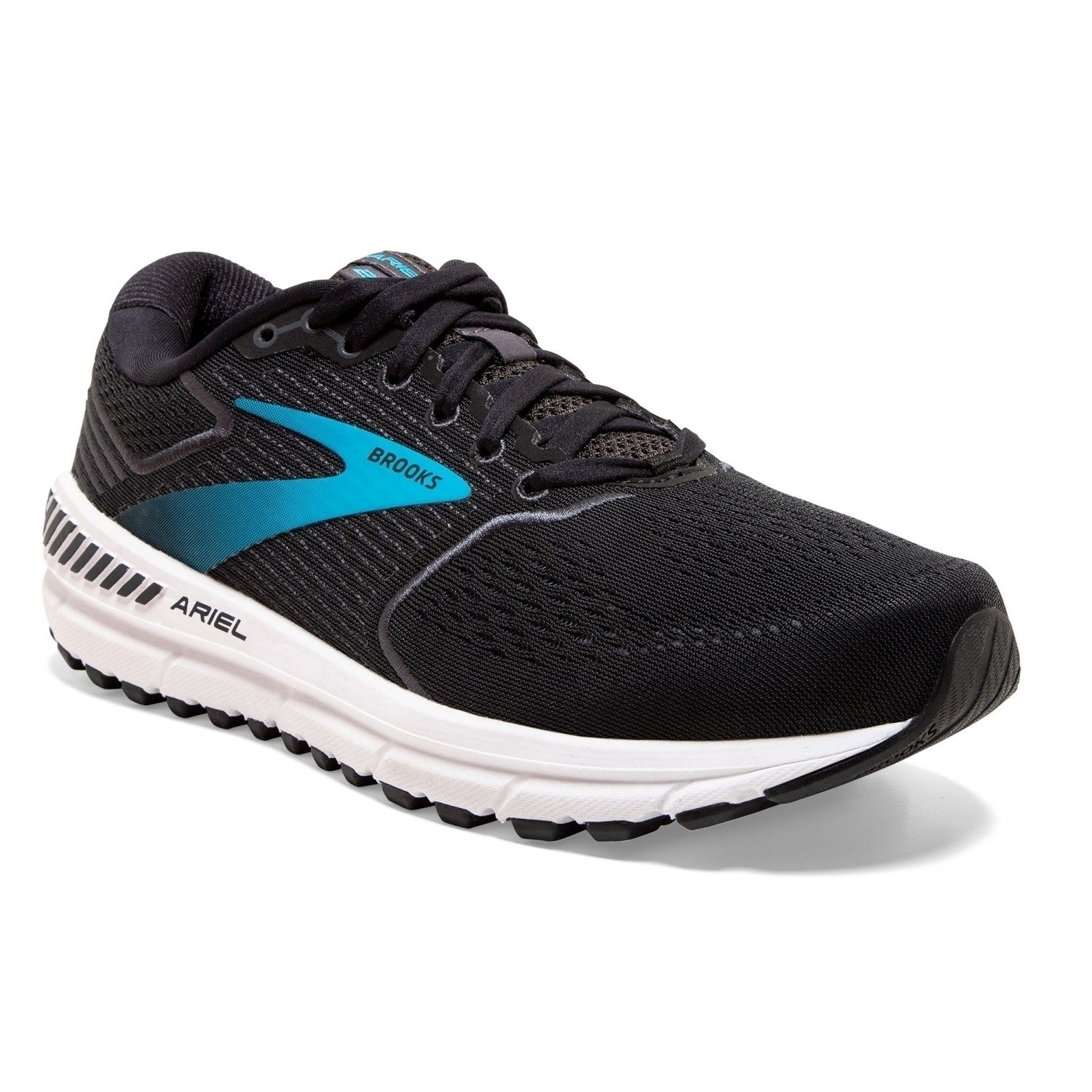 Ariel '20 - Damen Laufschuh - Medium-Breite - Black/Ebony/Blue Laufschuh
