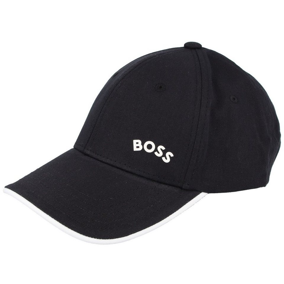 BOSS Baseball Cap Cap-Bold-Curved Schirmunterseite in Kontrastfarbe,  Material: 100% Baumwolle