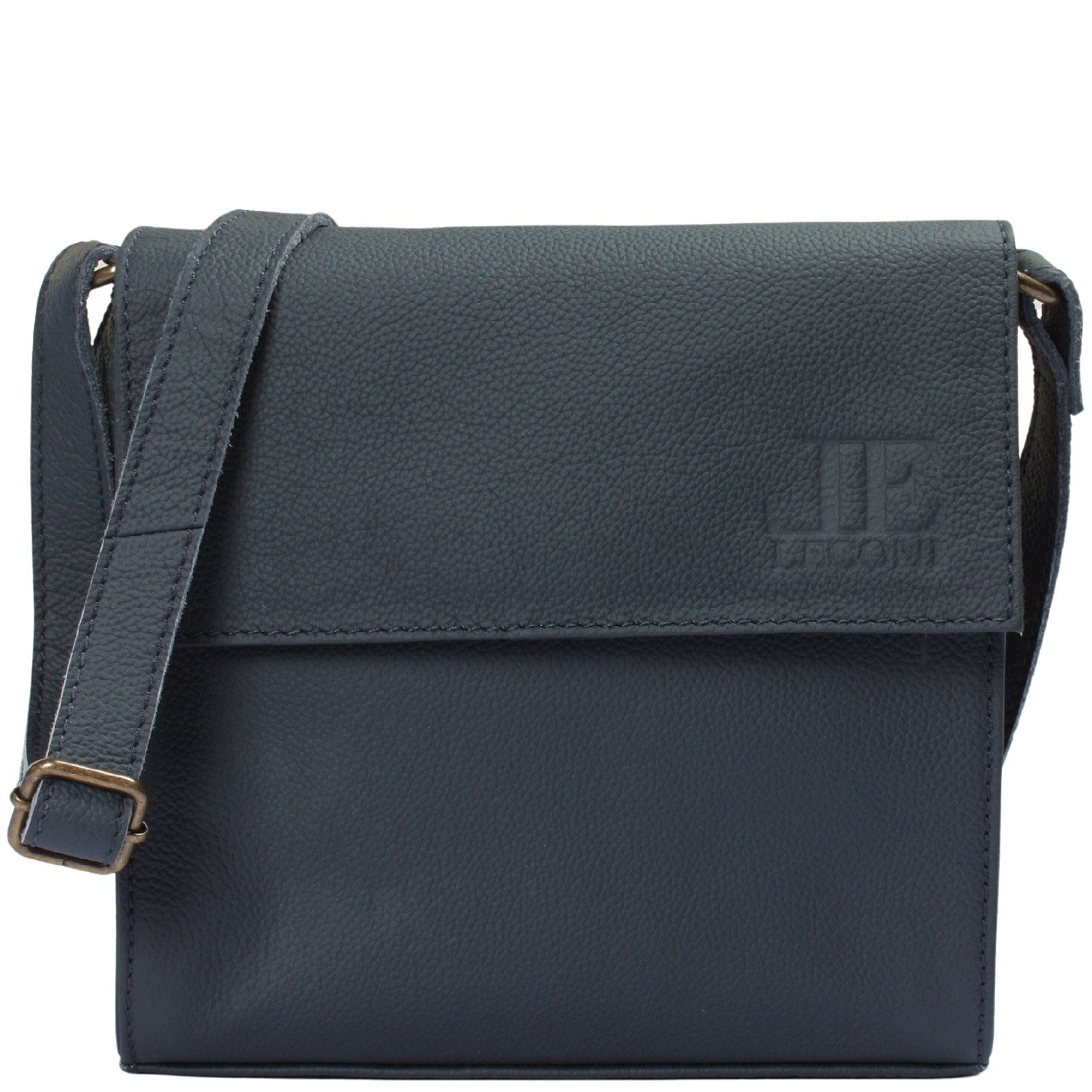 LECONI Schultertasche kleine Umhängetasche Mini Damentasche Handtasche echt Leder LE3082, Überschlag mit Magnetverschluss – kompaktes Format – 20 × 20 × 6 cm