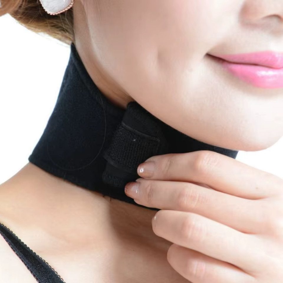 Rötting Design Nackenstütze Nackenwärmer Nackenstütze Halswärmer Nackenbandage, atmungsaktiv, selbstwärmend, mit Klettverschluss