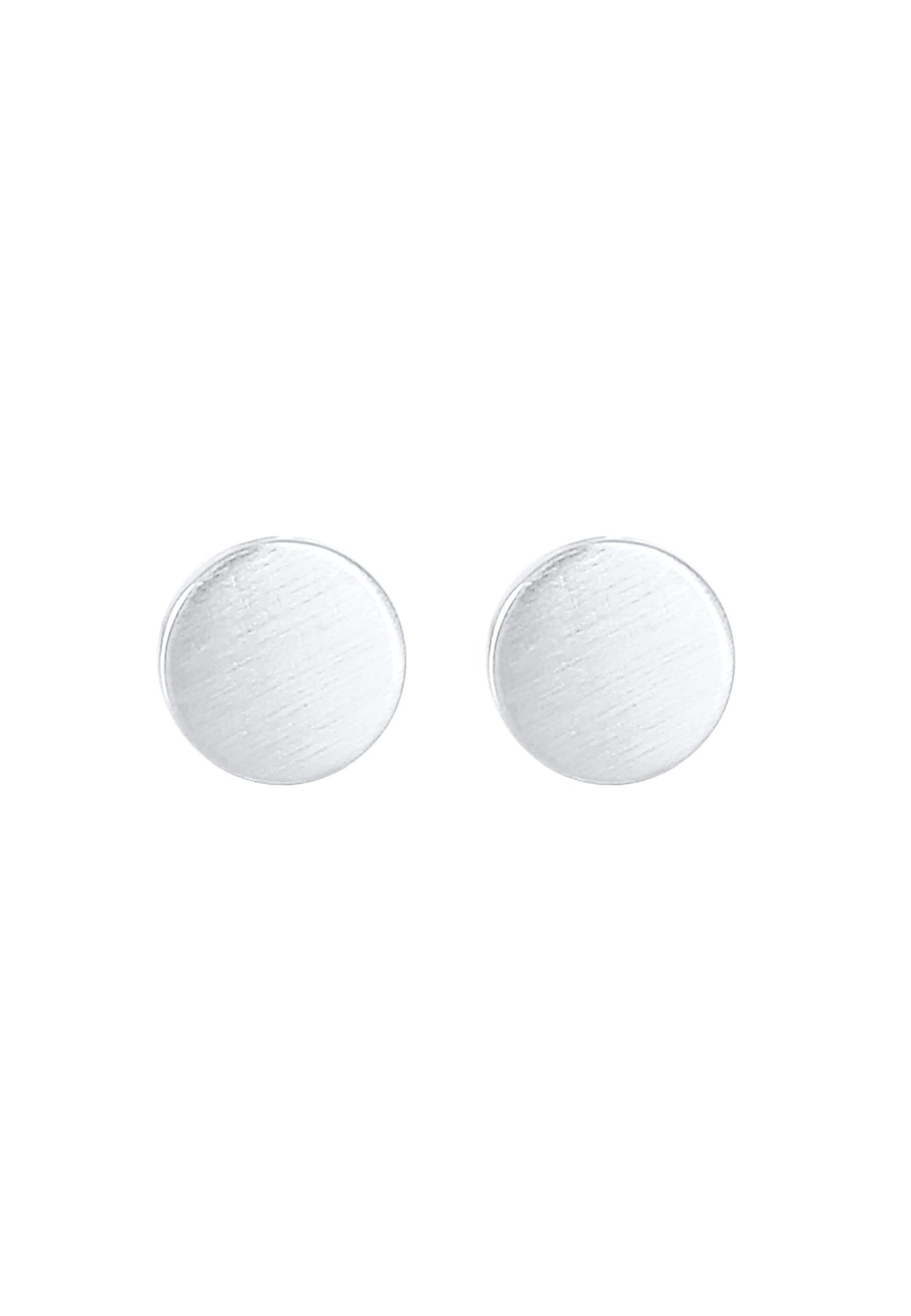 Elli Paar Ohrstecker Kreis Basic Rund Matt 925 Silber günstig online kaufen