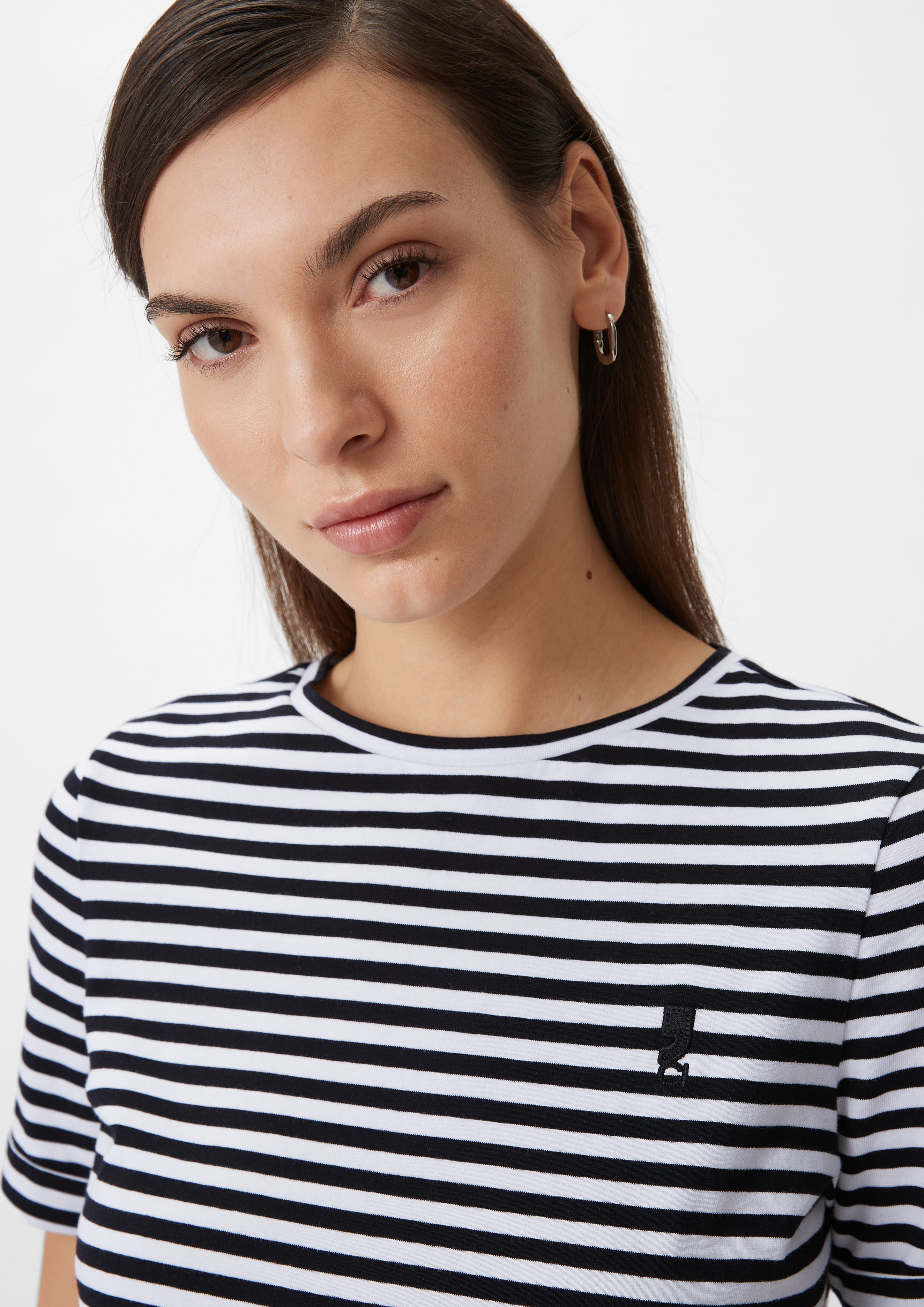 comma casual identity Kurzarmshirt T-Shirt mit günstig online kaufen
