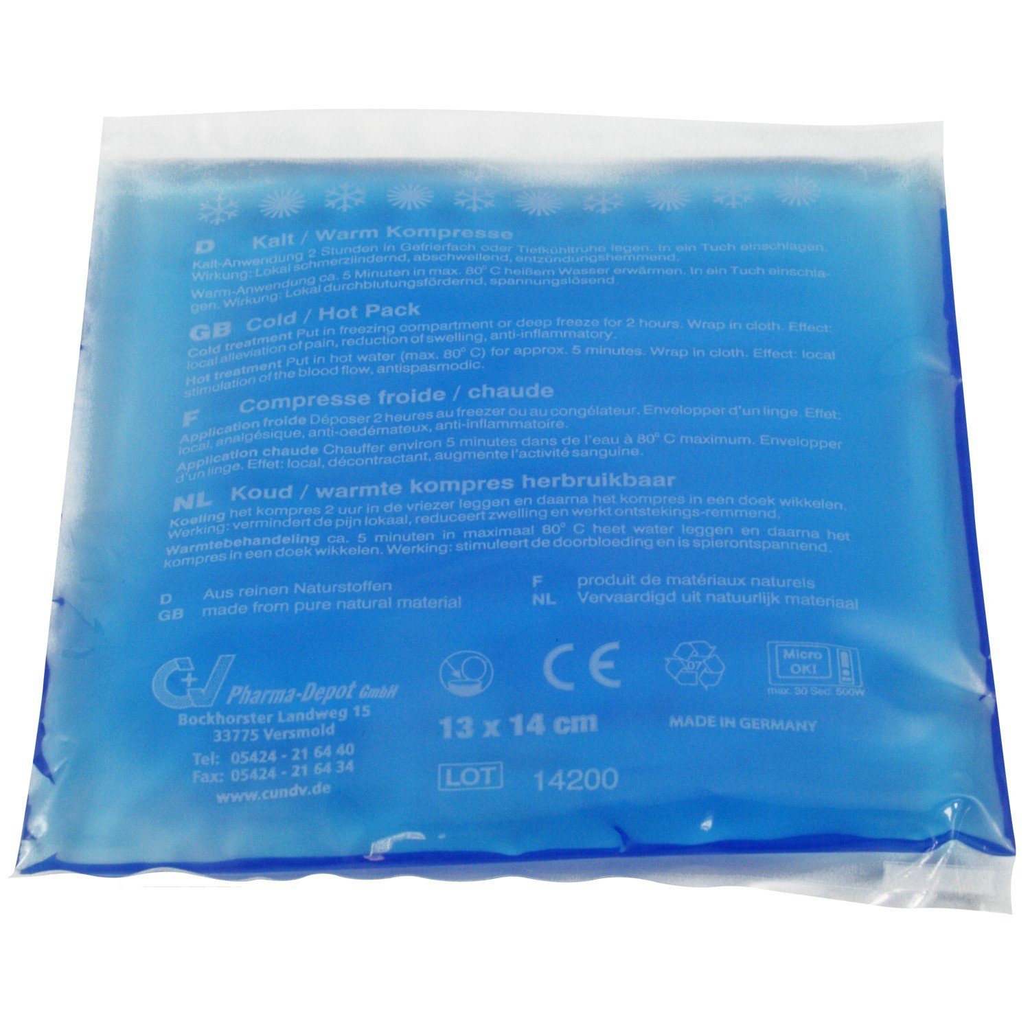 SANISMART Kalt-Warm-Kompresse Kalt-Warmkompresse in 8 Größen