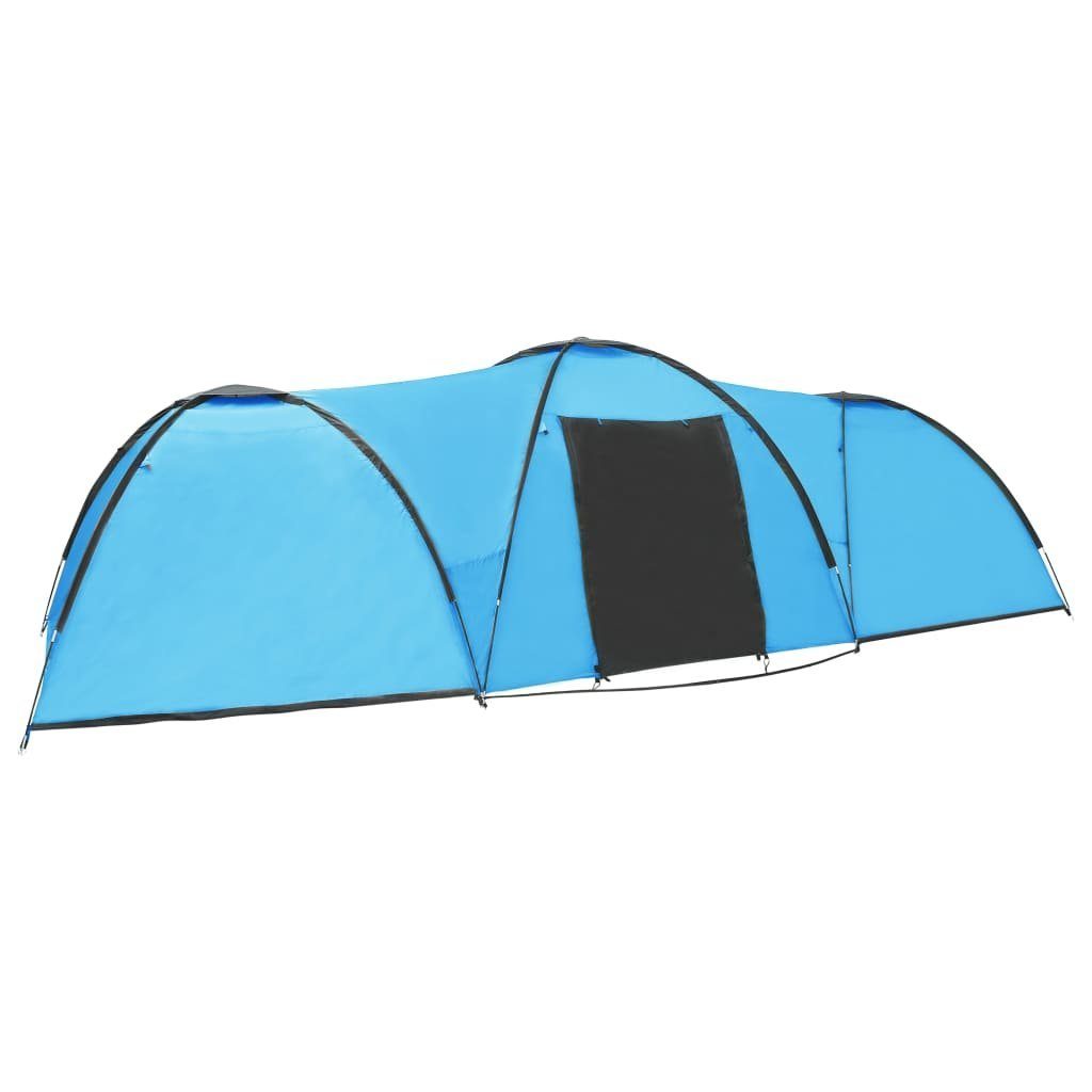 vidaXL Vorzelt Camping-Zelt Blau, tlg) Iglu (1 cm Personen 650x240x190 8