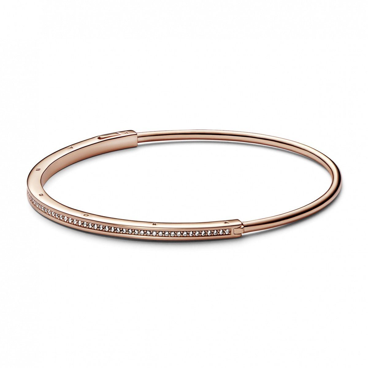 Armband Pandora Rosé Armreif Pandora Signatur I - D Pavé 582313C01-1