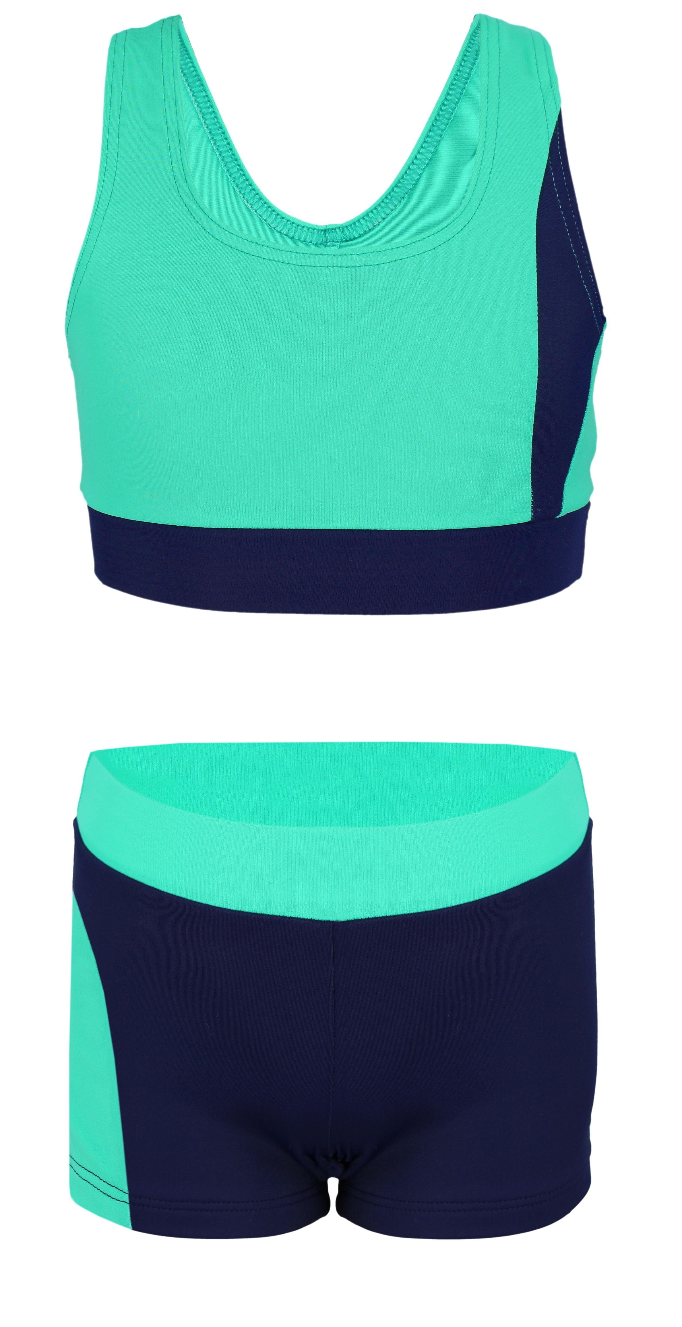 Alvivi Mädchen-Badeanzug Muslimische Bademode – Langarm-Top Mit Leggings, UV-Schutz (Gr. 110–160)