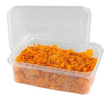 Logiplast Aufbewahrungsbox 10 Stück 2,1 L Volumen (Spar-Set, 10 Stück), lebensmittelecht, als Gefrierdose geeignet, spülmaschinenfest