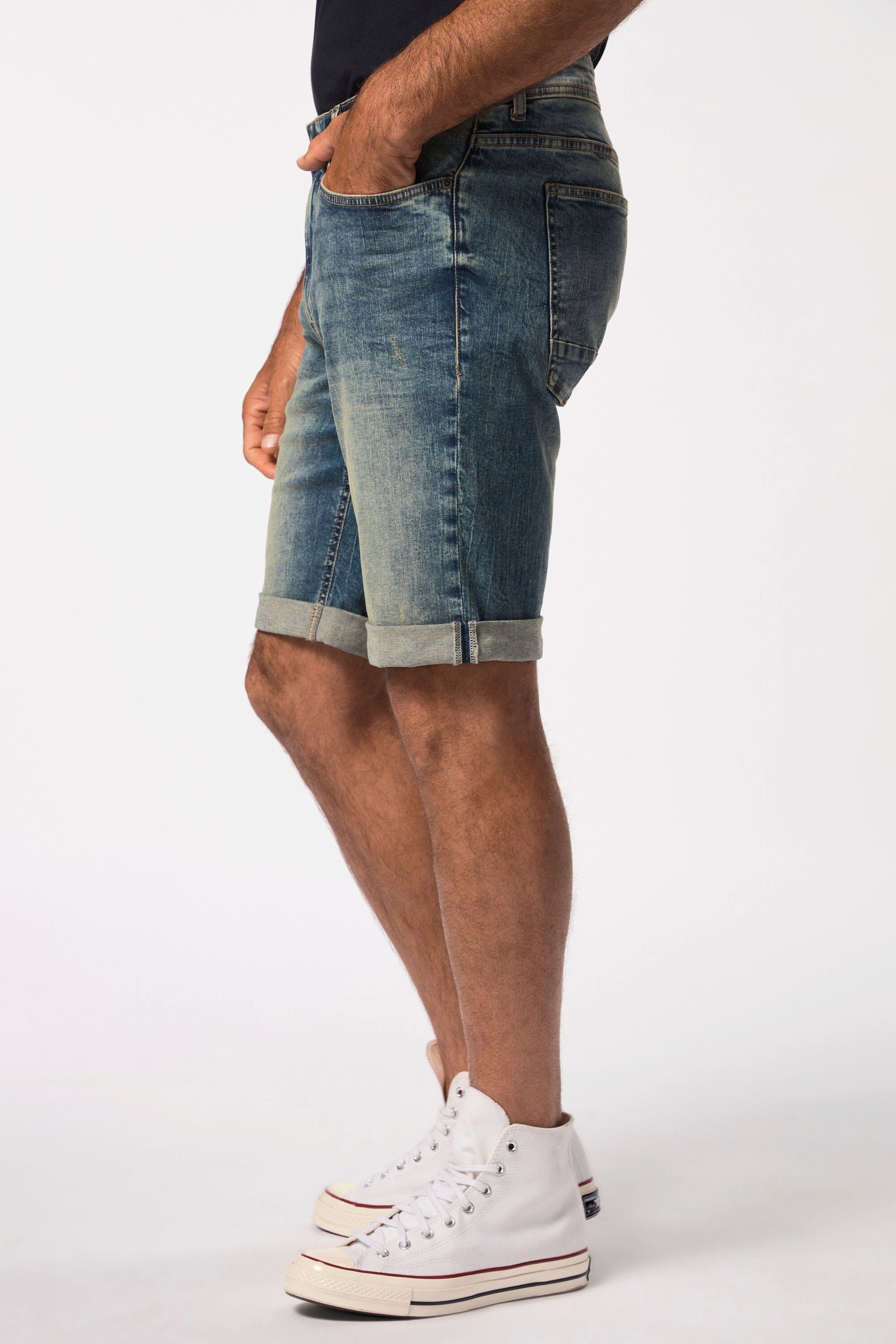 JP1880 Jeansbermudas Jeans-Bermuda Bauchfit FLEXNAMIC® Denim 5-Pocket – Bild 4 von 5