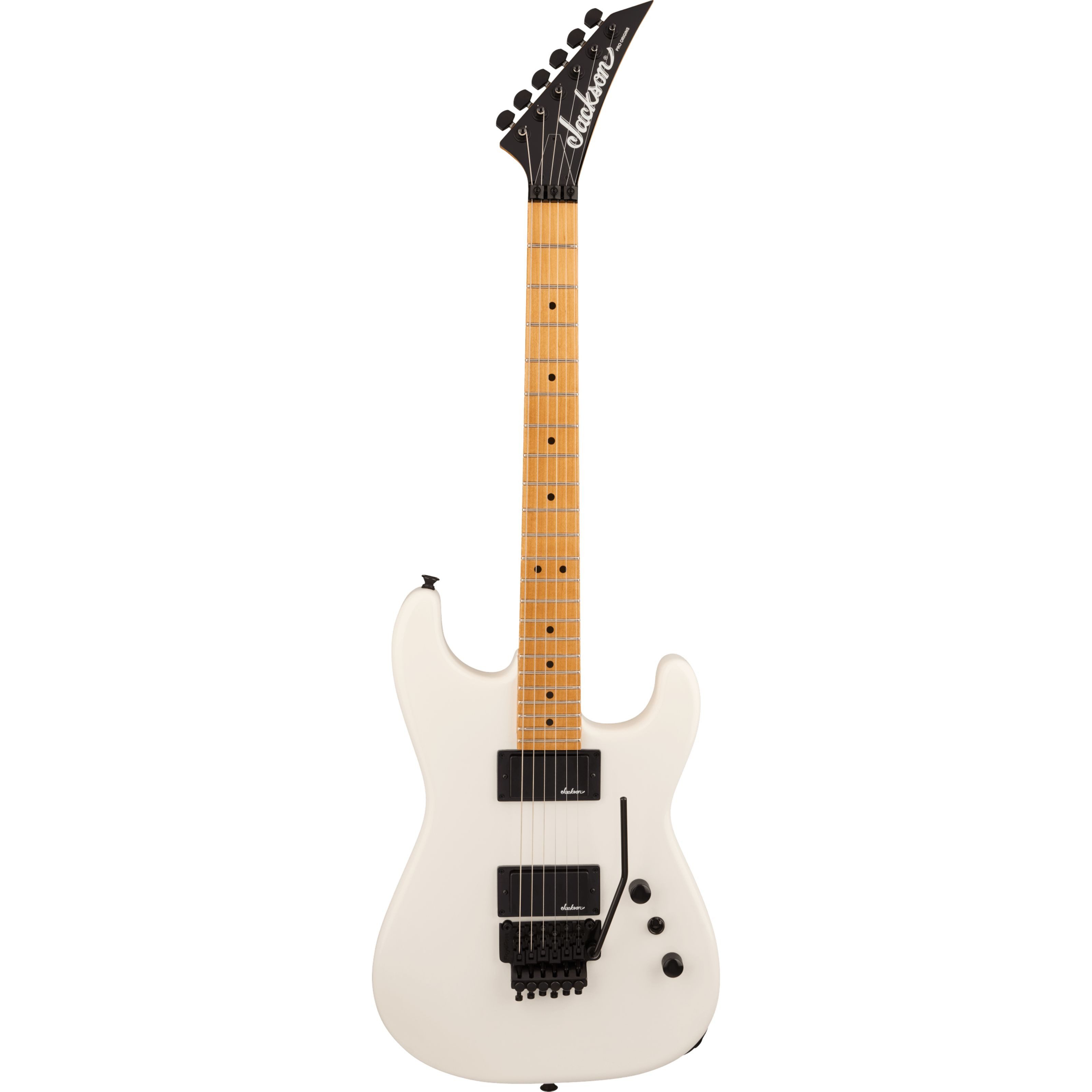 Jackson E-Gitarre, E-Gitarren, ST-Modelle, Pro Origins 1985 San Dimas SD1 HH MPL Snow White - E-Gitarre