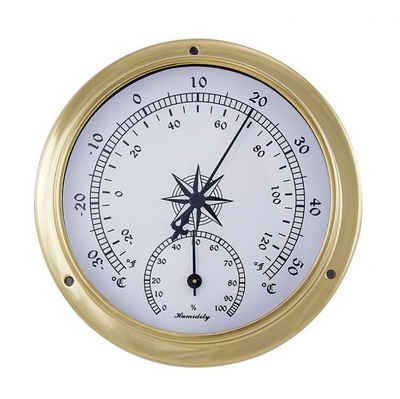 Linoows Dekoobjekt Comfortmeter, Marine Hygro-Thermometer 12 cm, funktionsgetreue Dekoration