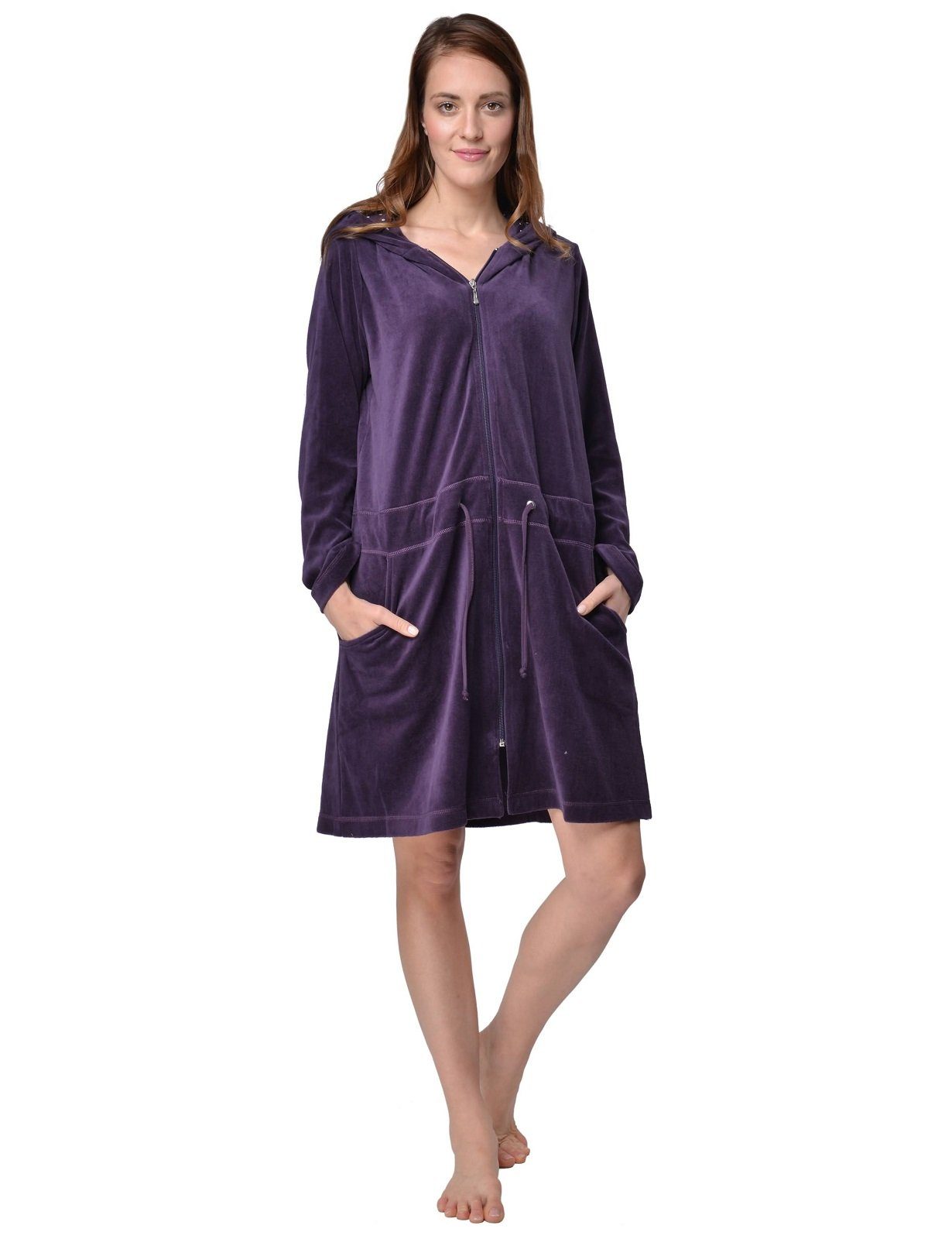 RAIKOU Damenbademantel Homewear/Lounge Mantel/Bademantel/Morgenmantel/Sauna günstig online kaufen