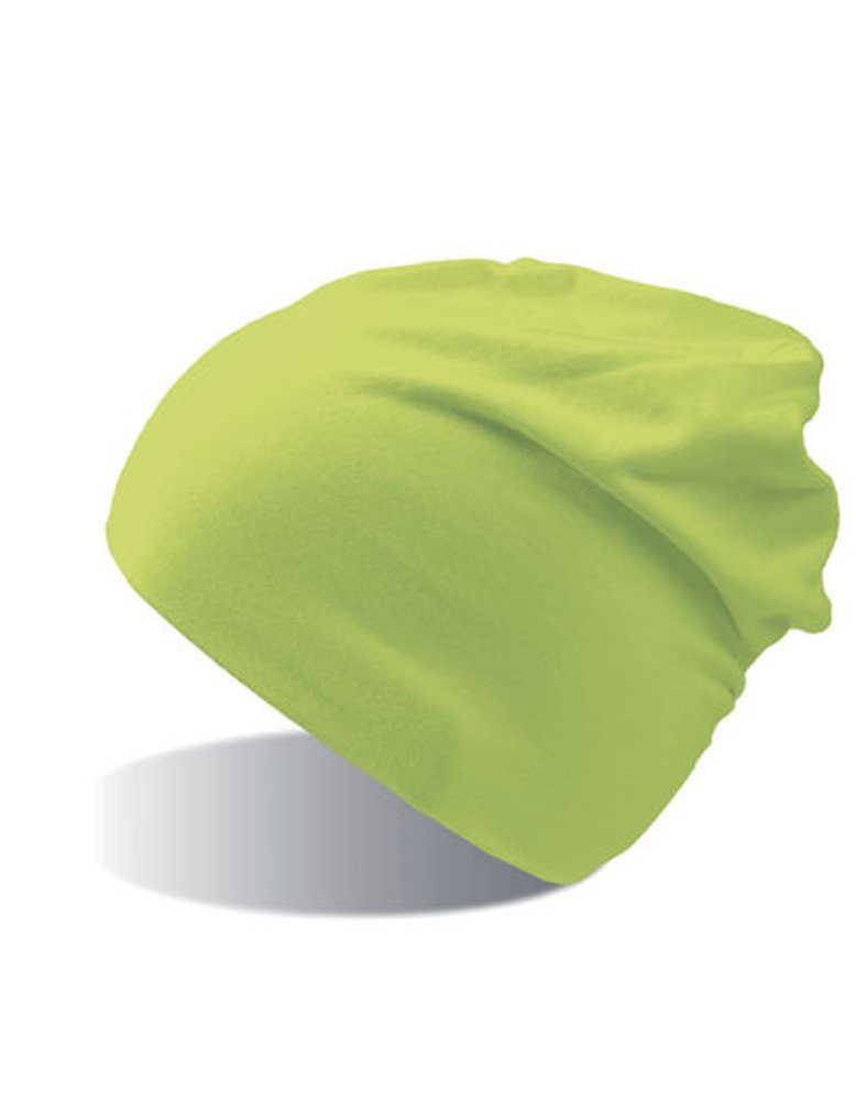 Mütze Apple Design Green Gewebe Stretch Goodman Beanie Beanie Doppellagiges