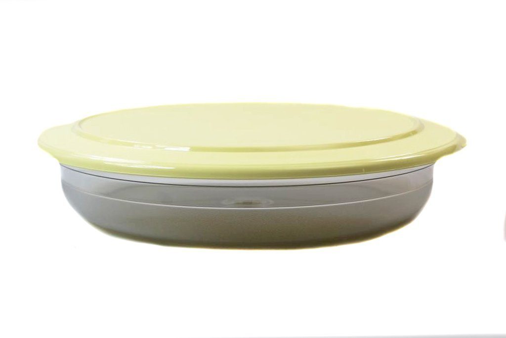 TUPPERWARE Servierschale Tafelperle 2,0L HELLGELB flach Schüssel