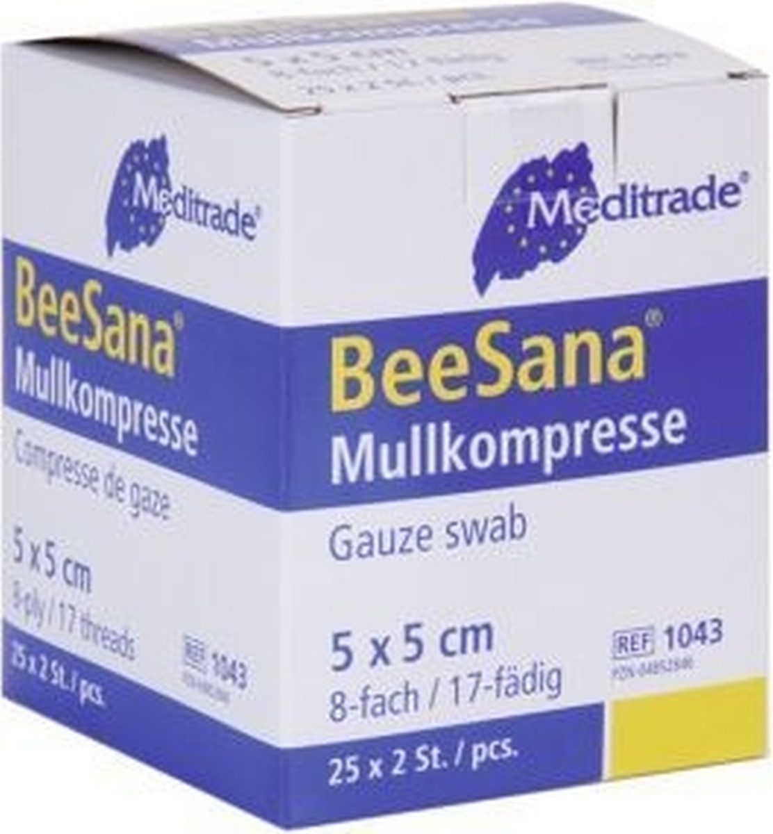 Söhngen Erste-Hilfe-Set Mullkompresse 5x5cm VE=2x25 Stück