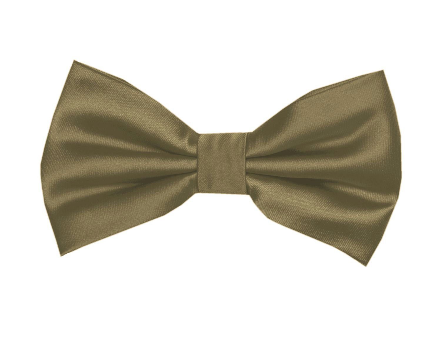 Fabio Farini Hosenträger mit passender Fliege als Set 4cm Y-Form für Herren Pack Beige 4cm Hosenträger - Unifarben Fliege – Bild 5 von 5