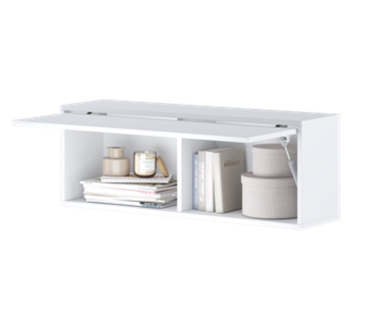 Friderik-EU Aufsatzschrank für Schrankbett Lenart Bed Concept BC-29, Hängeschrank 92x33x25 cm