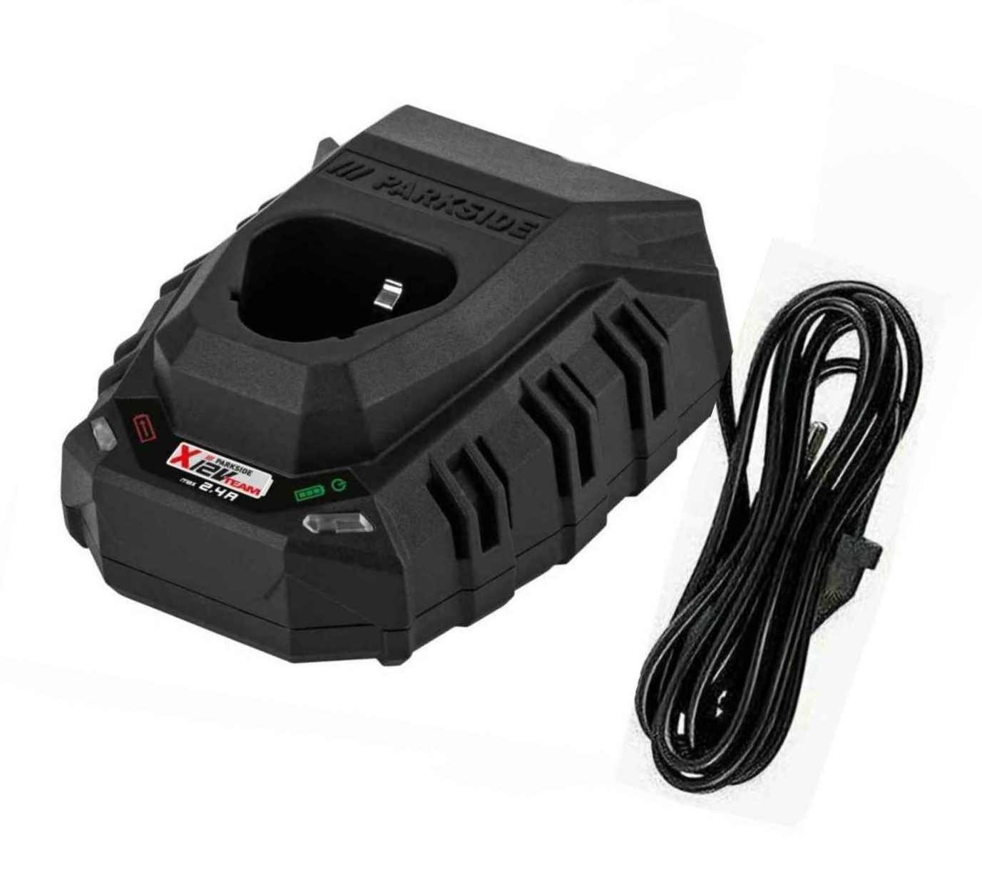 Parkside Parkside 12V Akku Ladegerät PLGK 12 A3 für X12V Team Serie Batterie-Ladegerät