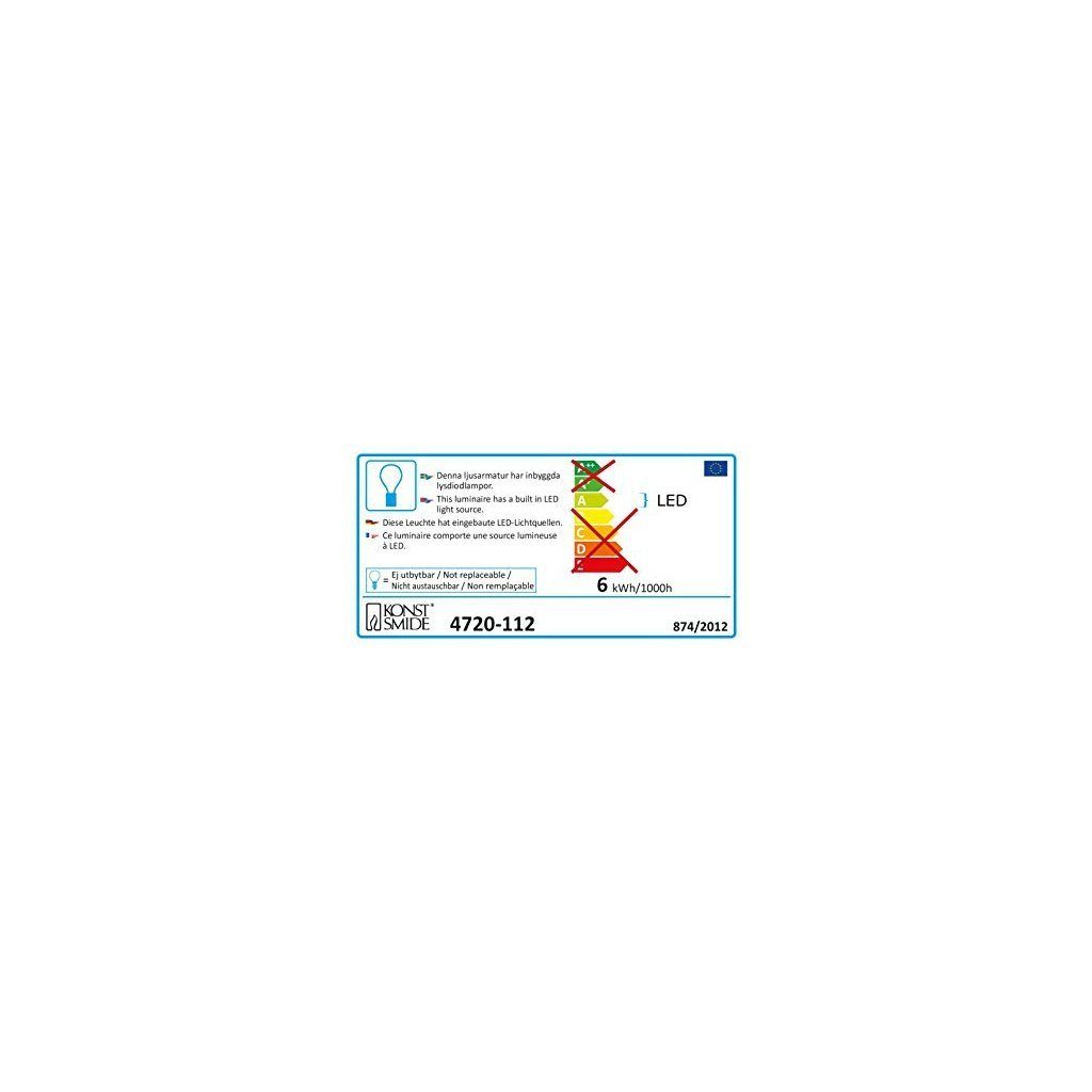 KONSTSMIDE Lichtervorhang 4720-112 LED-Eisregen-Lichtervorhang 12,5 Meter