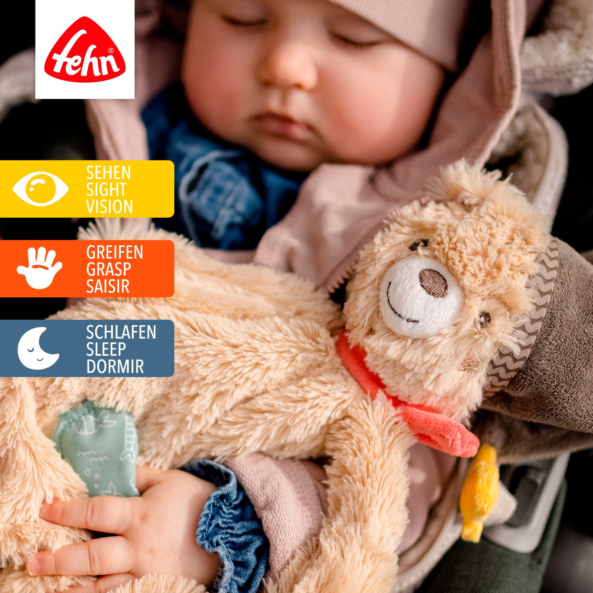 Babydecke Fehn 060157 Bär Plüsch + 0 Monate (restauriert A+) günstig online kaufen