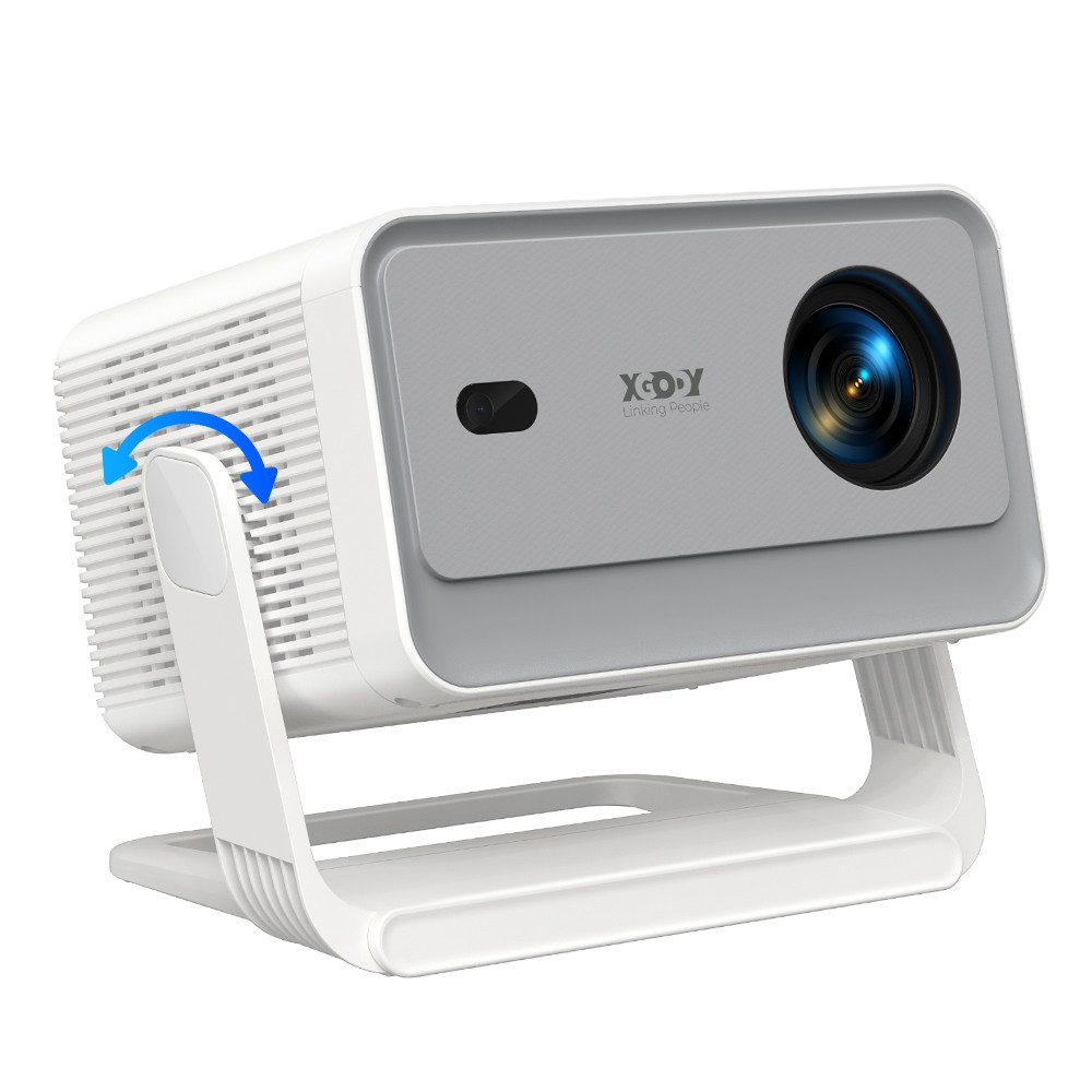 XGODY Gimbal A6 Pro UHD-Beamer (3840×2160 px, Autofokus Projektor, WiFi6 Bluetooth 4K Heimkino, Outdoor Video)