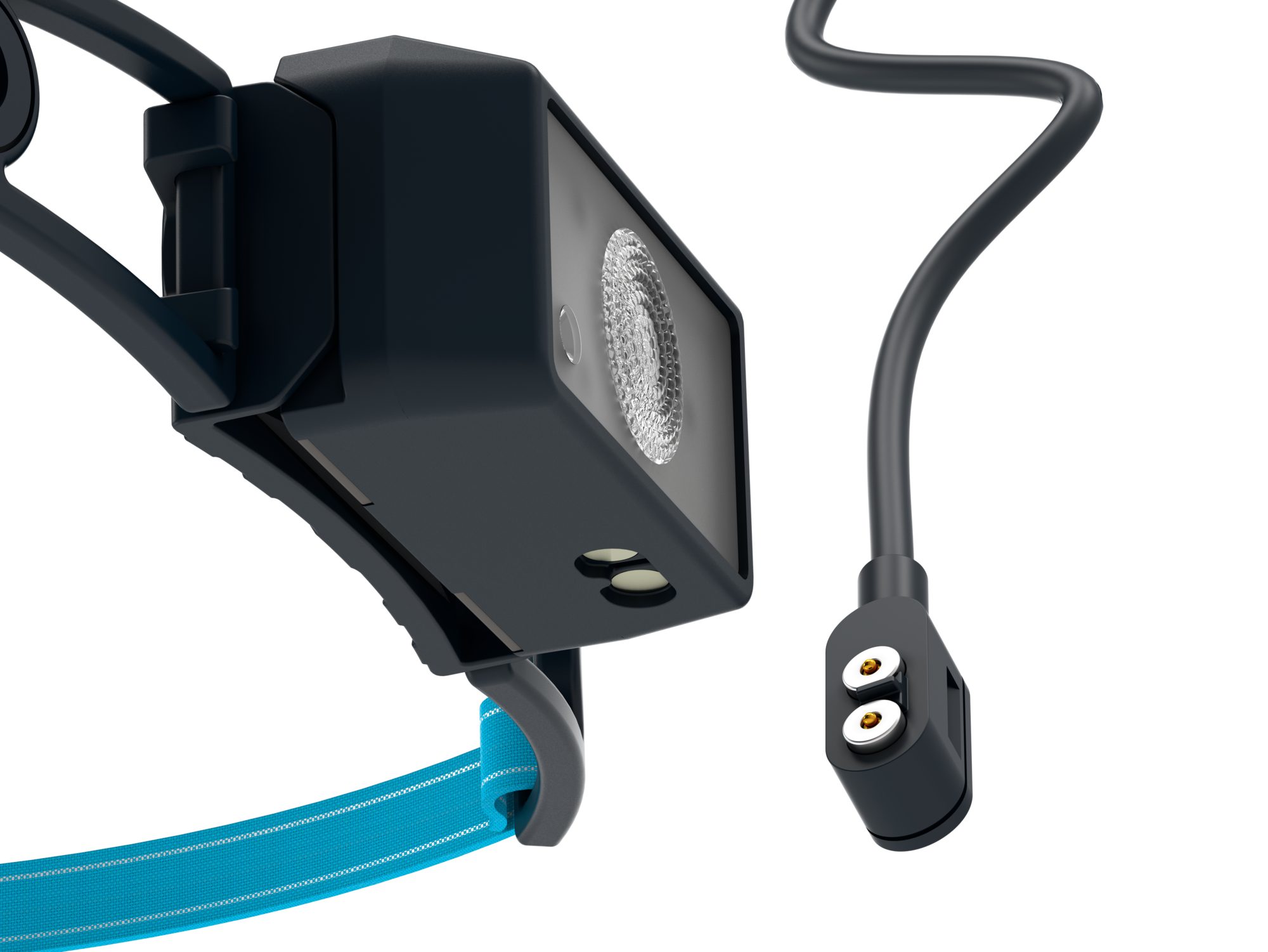 Ledlenser LED Stirnlampe NEO1R Blau, max 250 Lumen, 39g leicht, 80m Leuchtweite, bis 15 Std. Laufzeit, Akku