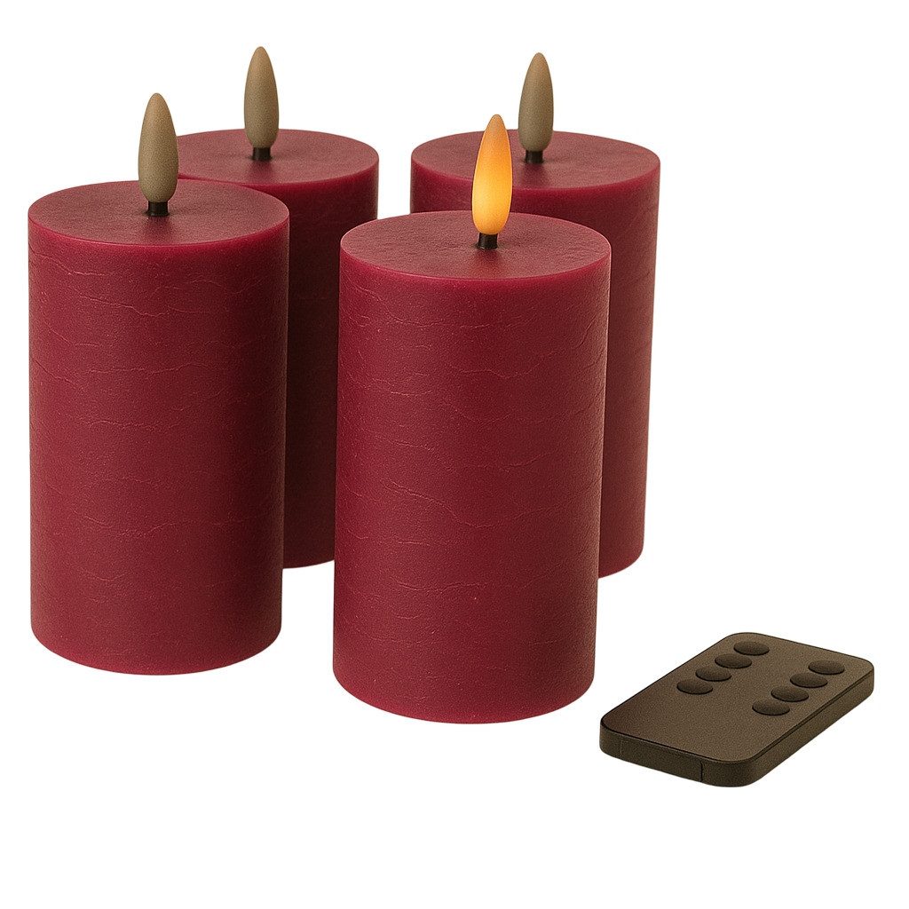 Fachhandel Plus Stumpenkerze LED mit Timer günstig online kaufen