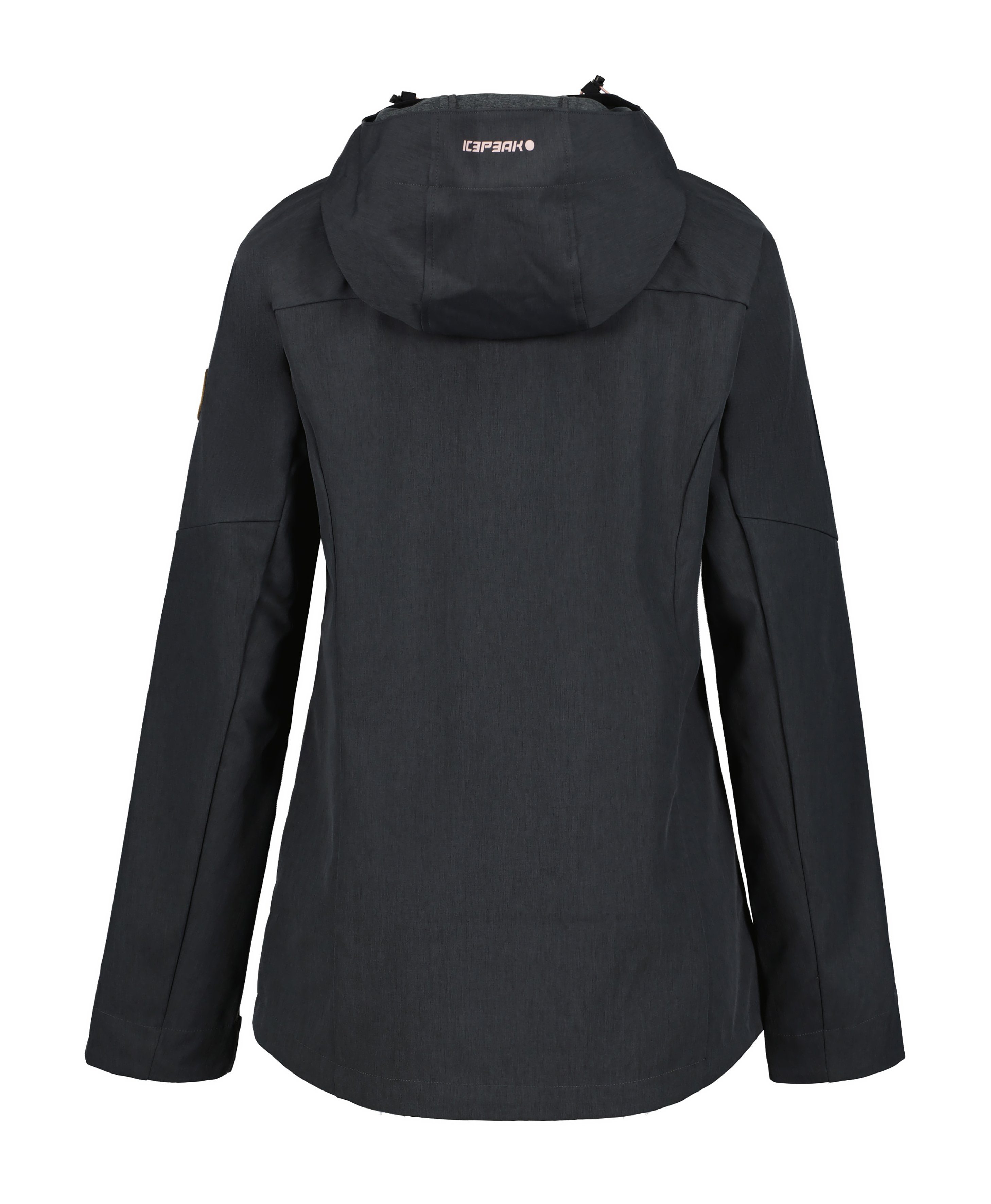 METZ ANTHRACITE am Softshelljacke mit Icepeak Ärmel ICEPEAK Markenlabel