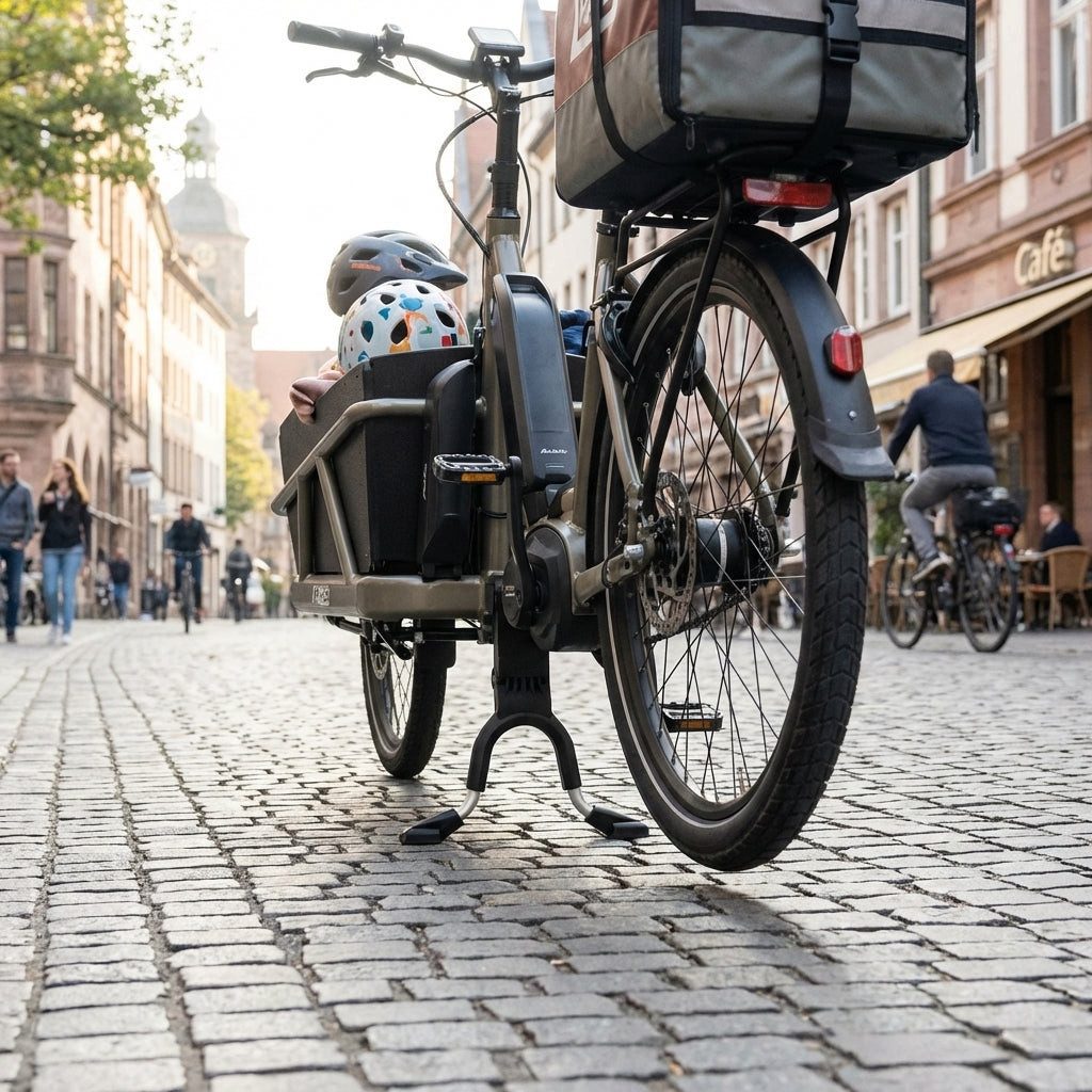 Hebie Fahrradständer Hebie Zweibeinständer lite REX 26 bis 28 Zoll schwarz normal 29cm brei