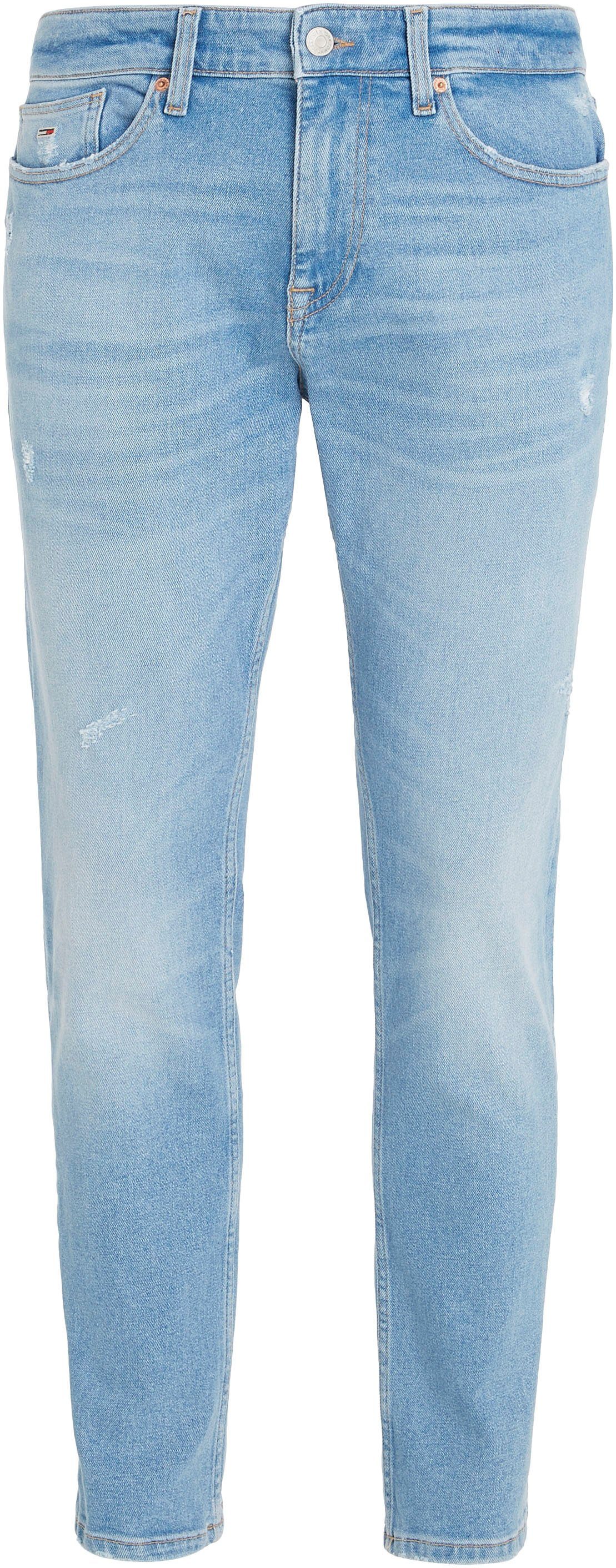 mit AUSTIN SLIM DenimLight Markenlabel BG7114 Jeans Slim-fit-Jeans TPRD Tommy