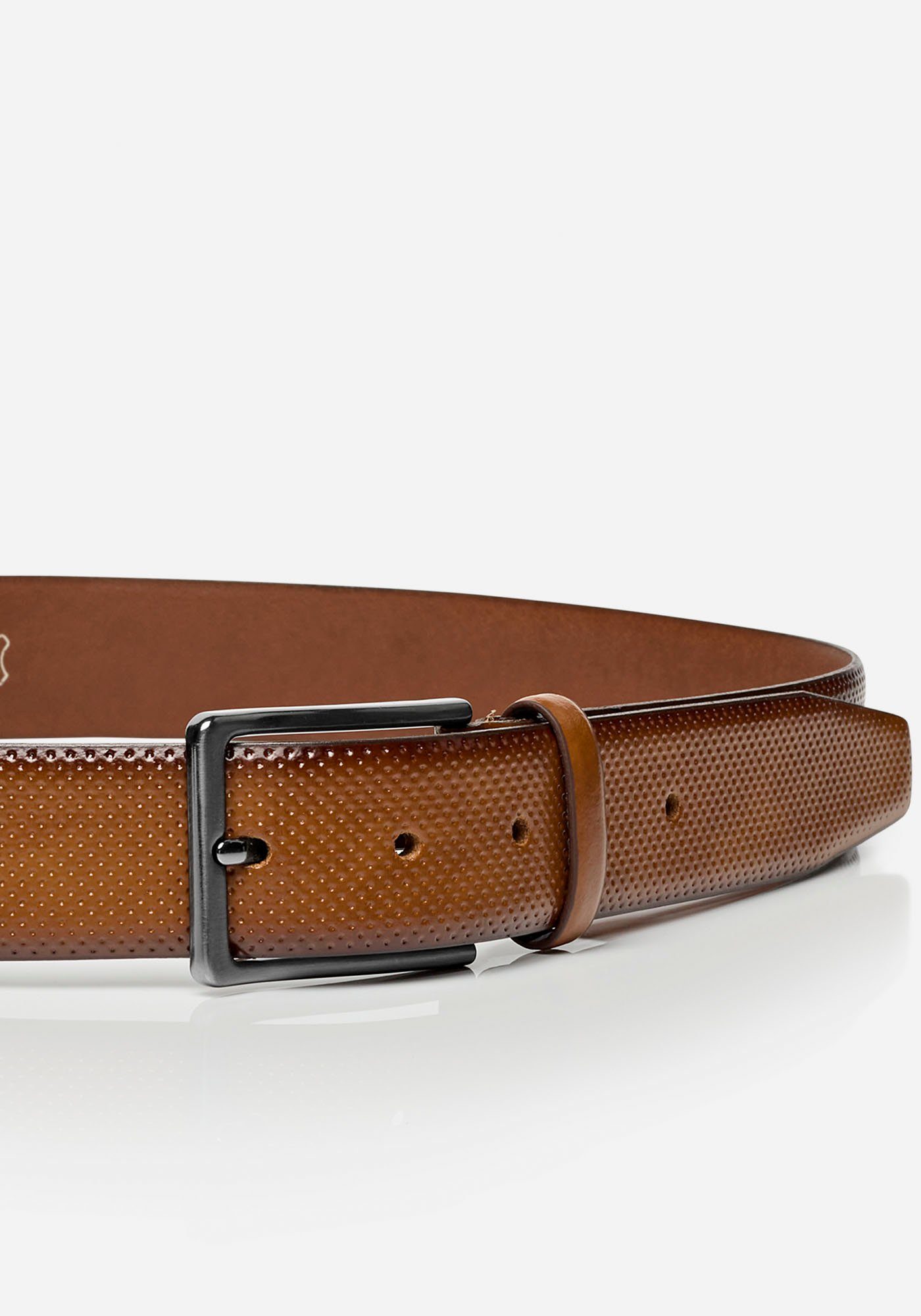 MONTI Ledergürtel CAMBRIDGE 3,5 cm breit, Klassisch-Business, kürzbar, bis Gr.125