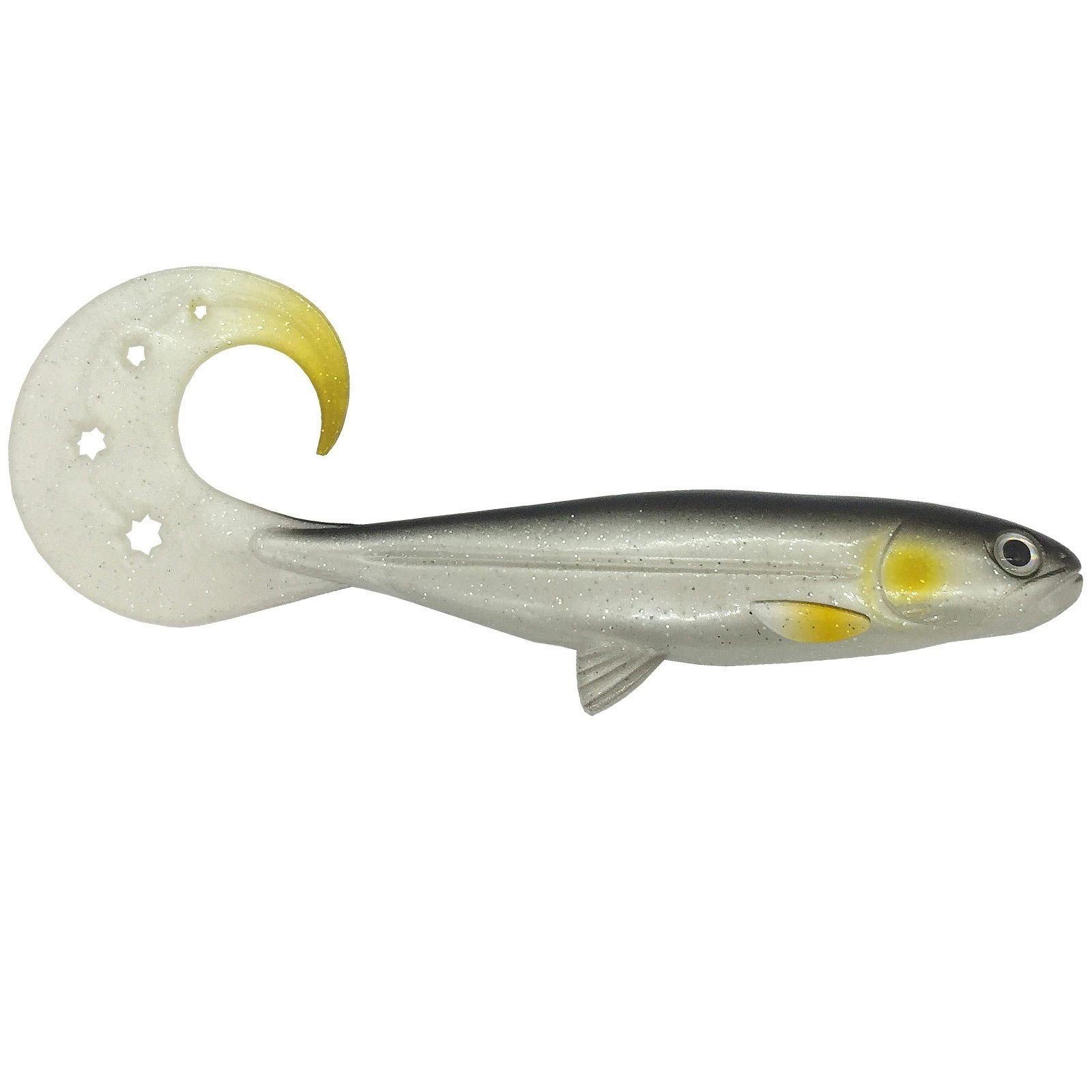 Jackson Fishing Kunstköder, The Active Flanker 15cm Whitefish Gummifisch