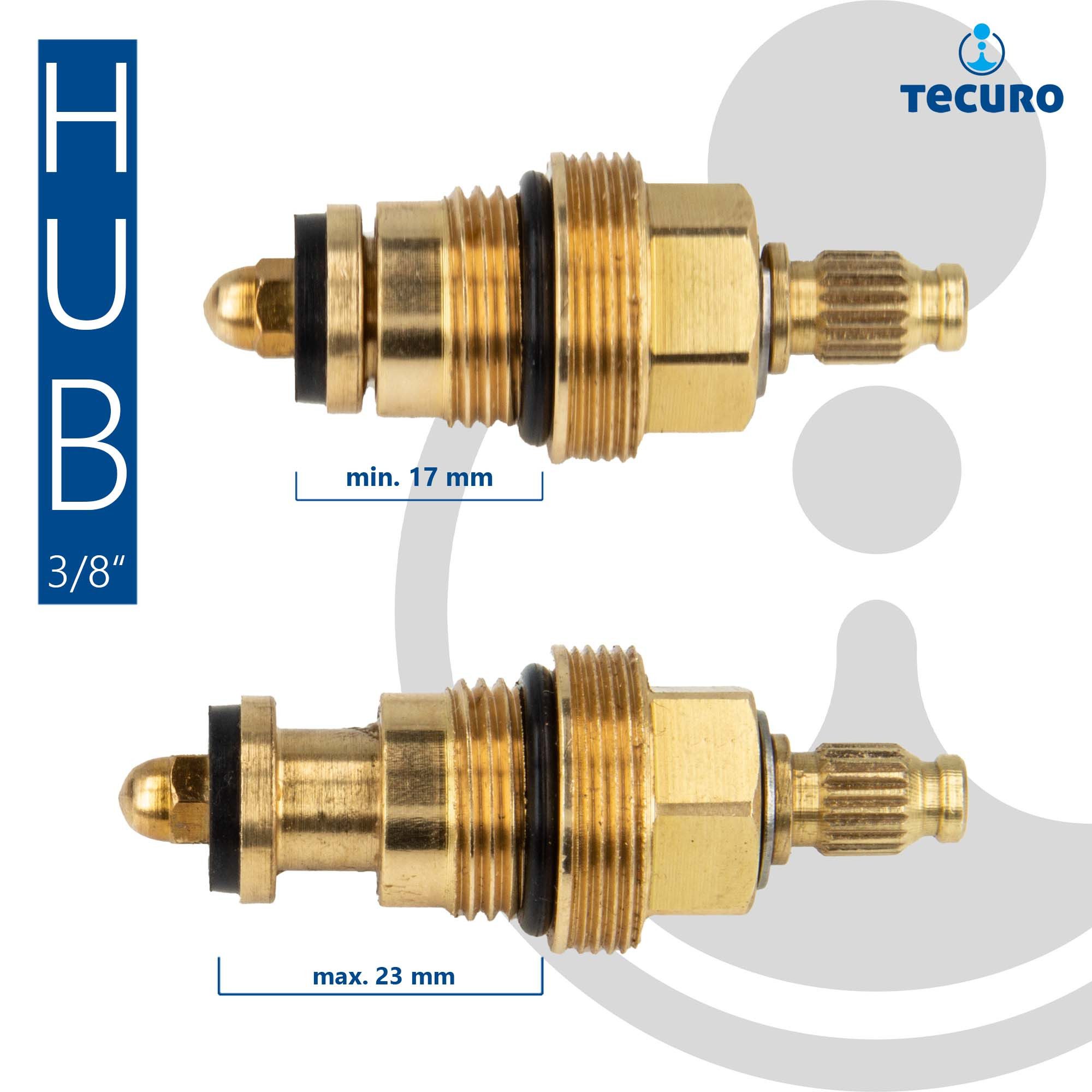 tecuro Badarmatur Universal Ventil Oberteil für Zweigriff-Armaturen und Ventile – Bild 5 von 5