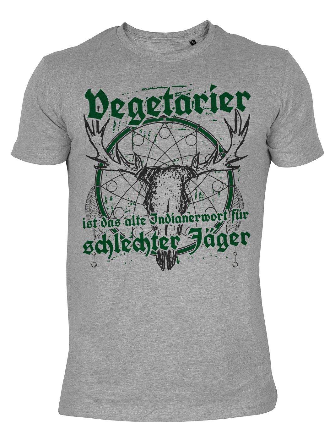 Vegetarier Jäger Jäger T-Shirt Shirt Vegetarier Shirt ist Jäger Shirt: das alte Tini - Sprüche ....schlechter