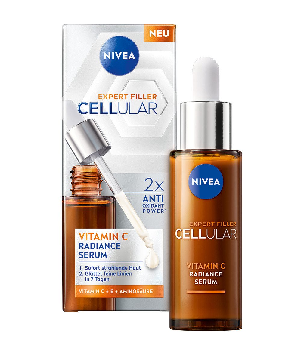 Anti-Falten-Serum NIVEA CELLULAR Expert Filler Vitamin C Serum 30 ml
