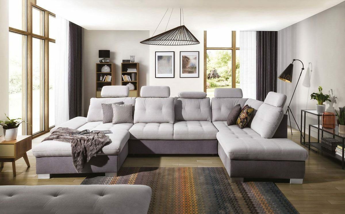 JVmoebel Ecksofa Multifunktions Couch Ecksofa Couch Polster Verstellbarer Rücken, Made in Europe